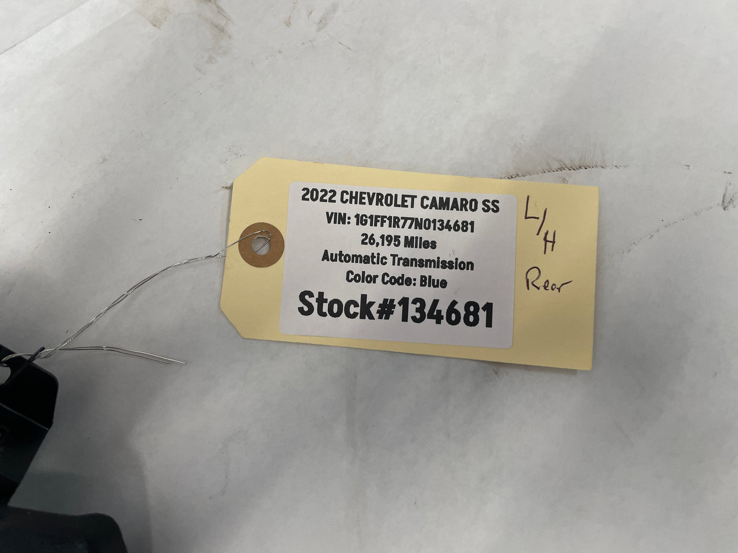 2022 Chevy Camaro SS 3pc Set RH & LH Center Console Trim OEM - Day's Parts Yard