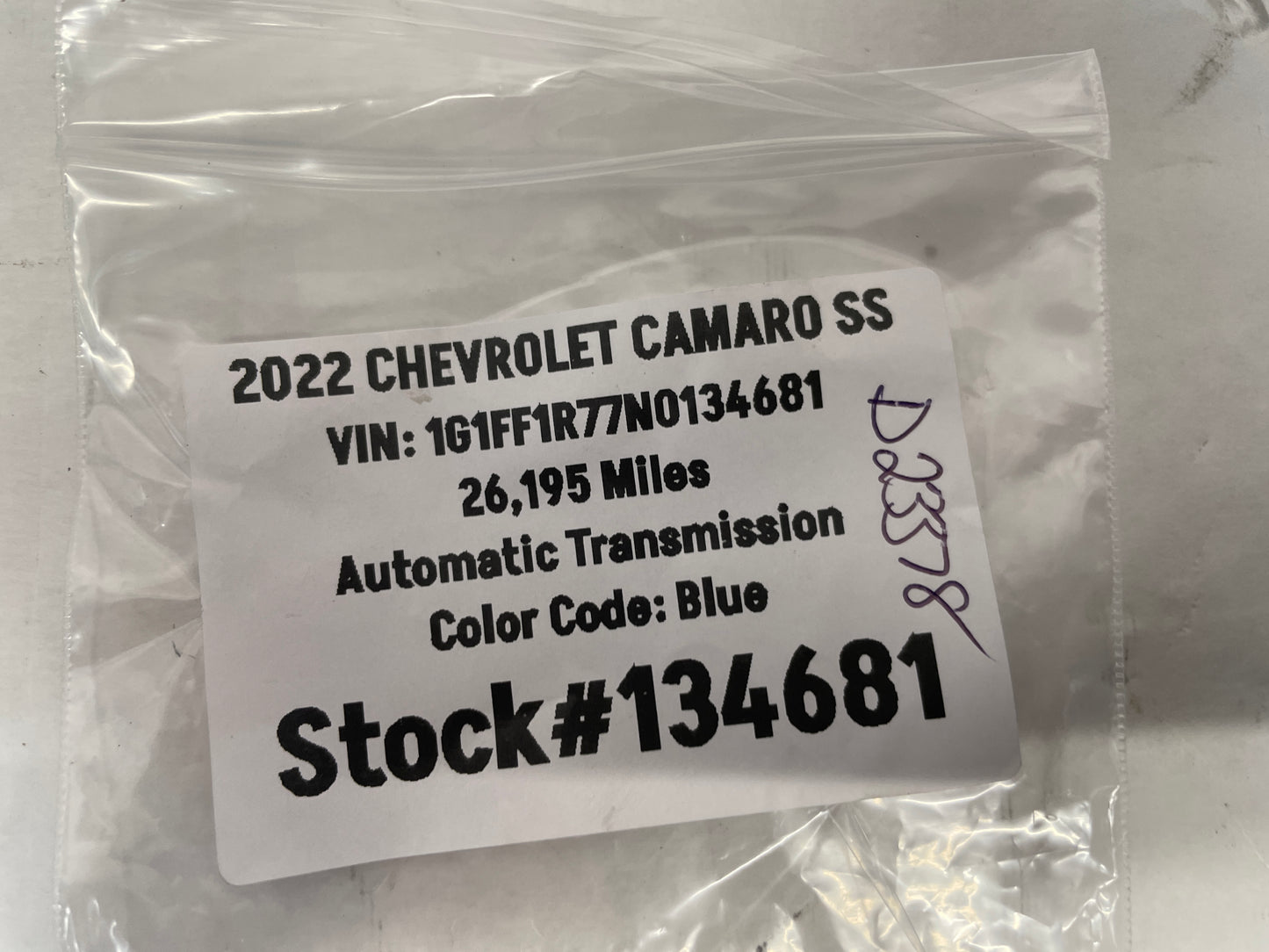 2022 Chevy Camaro SS Traction Control Stability Switch OEM - Day's Parts Yard