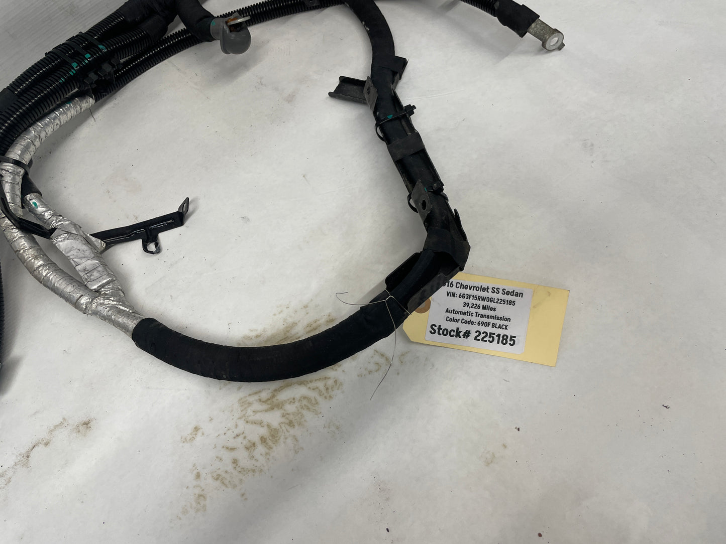 2016 Chevy SS Sedan Engine Battery Positive Cable Wire Wiring Harness OEM - Day's Parts Yard