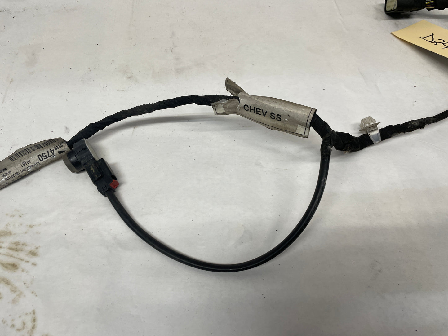 2016 Chevy SS Sedan Front Bumper Fog Lamp Light Wire Wiring Harness OEM - Day's Parts Yard