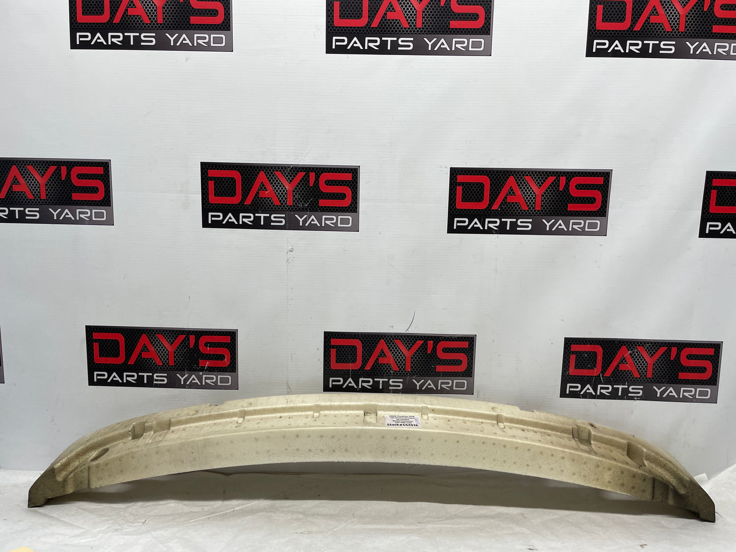 2005 Pontiac GTO Rear Bumper Impact Energy Absorber Foam OEM - Day's Parts Yard