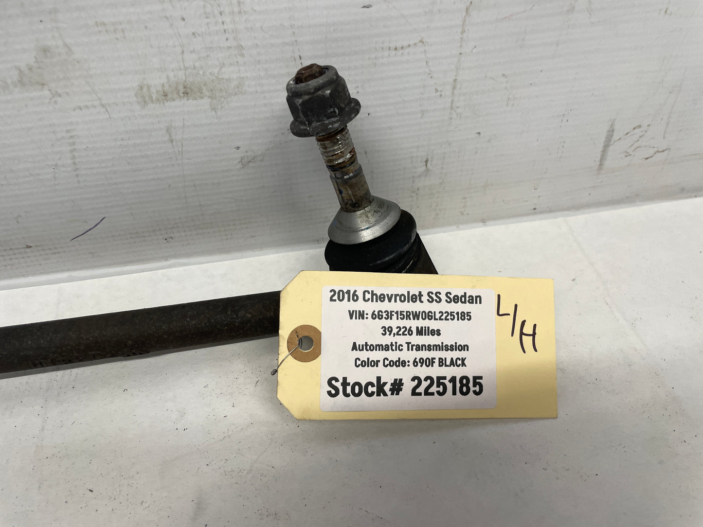2016 Chevy SS Sedan LH Driver Front Suspension Lower Rearward Control Arm OEM - Day's Parts Yard