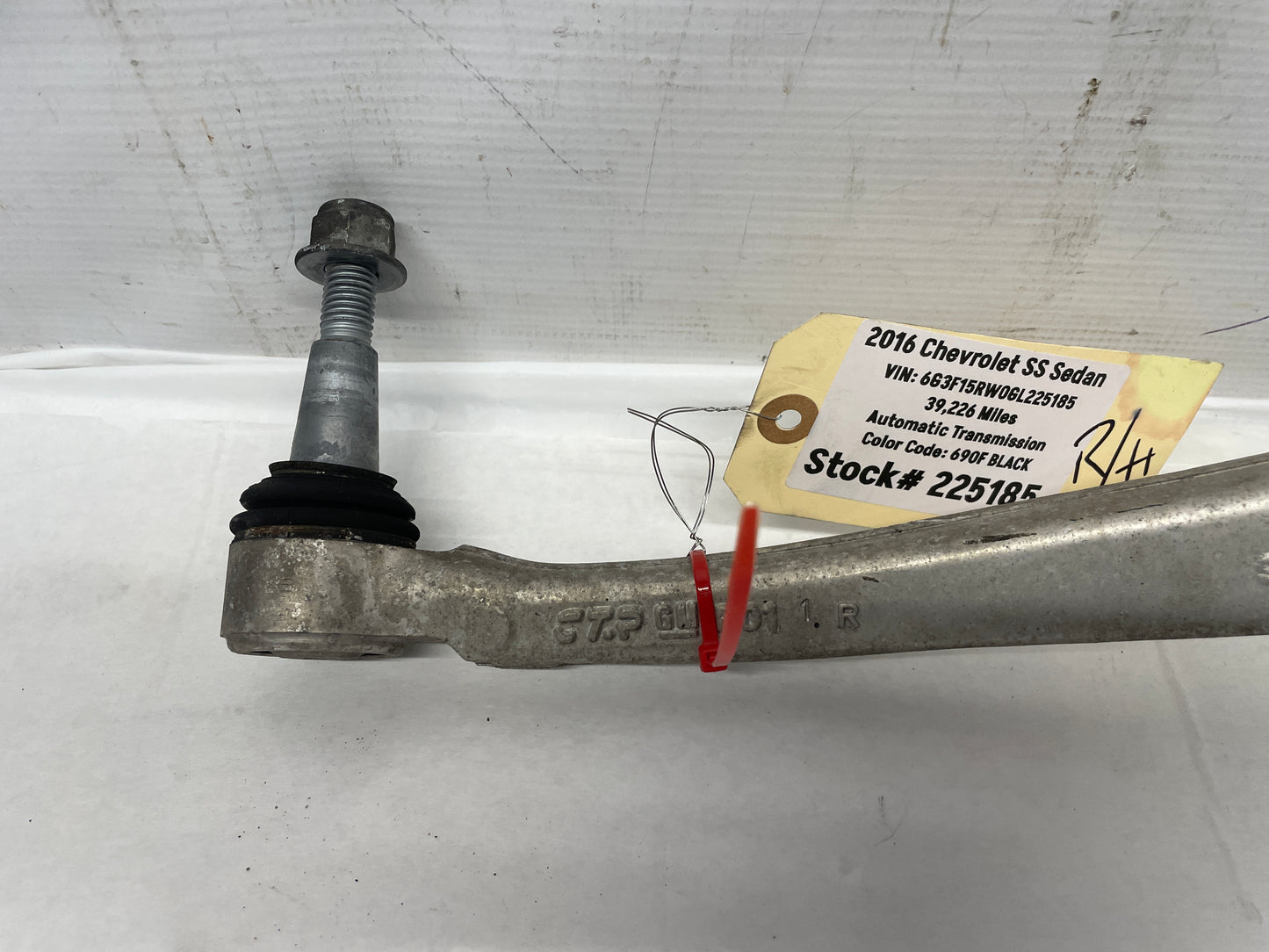 2016 Chevy SS Sedan RH Passenger Front Suspension Lower Control Arm OEM - Day's Parts Yard