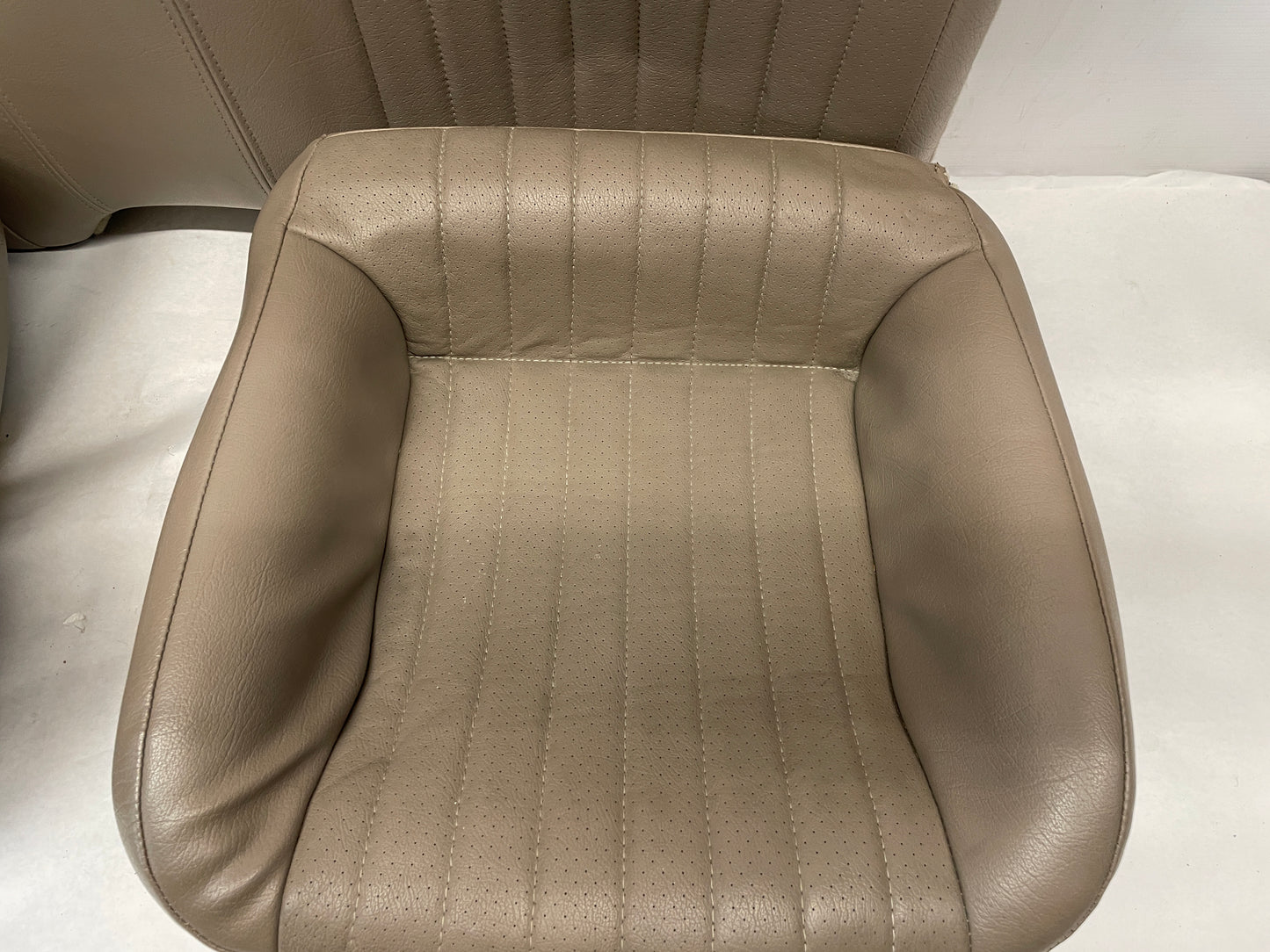 2002 Chevy Camaro Z28 Rear Seats Tan Brown Leather OEM - Day's Parts Yard