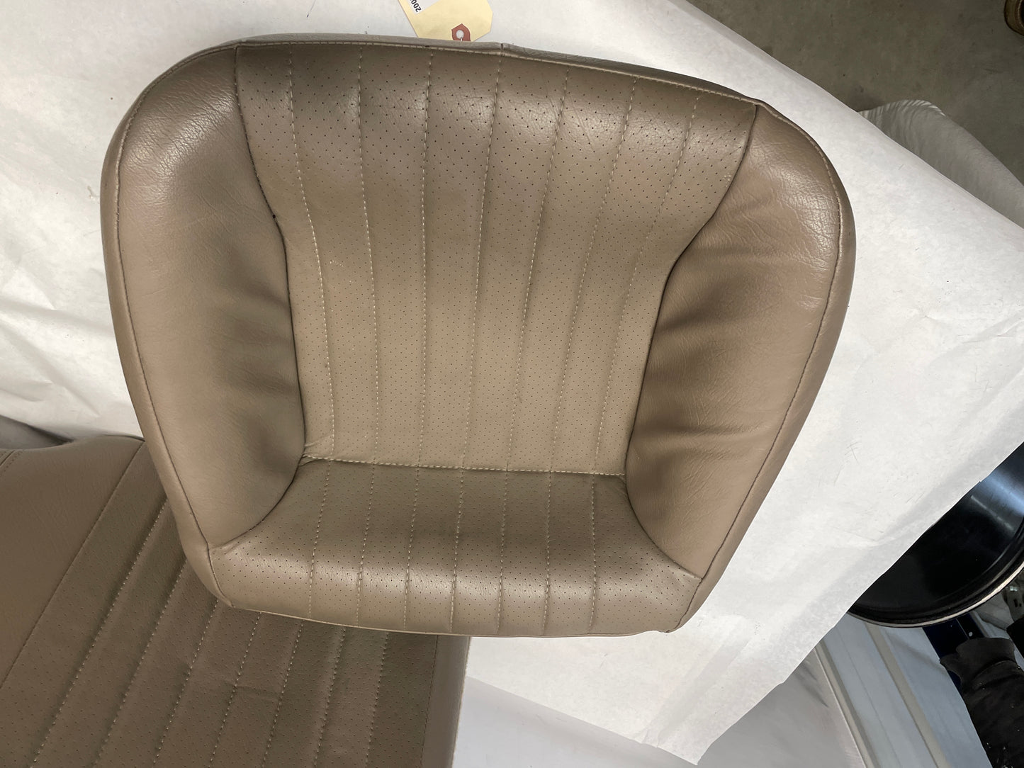 2002 Chevy Camaro Z28 Rear Seats Tan Brown Leather OEM - Day's Parts Yard
