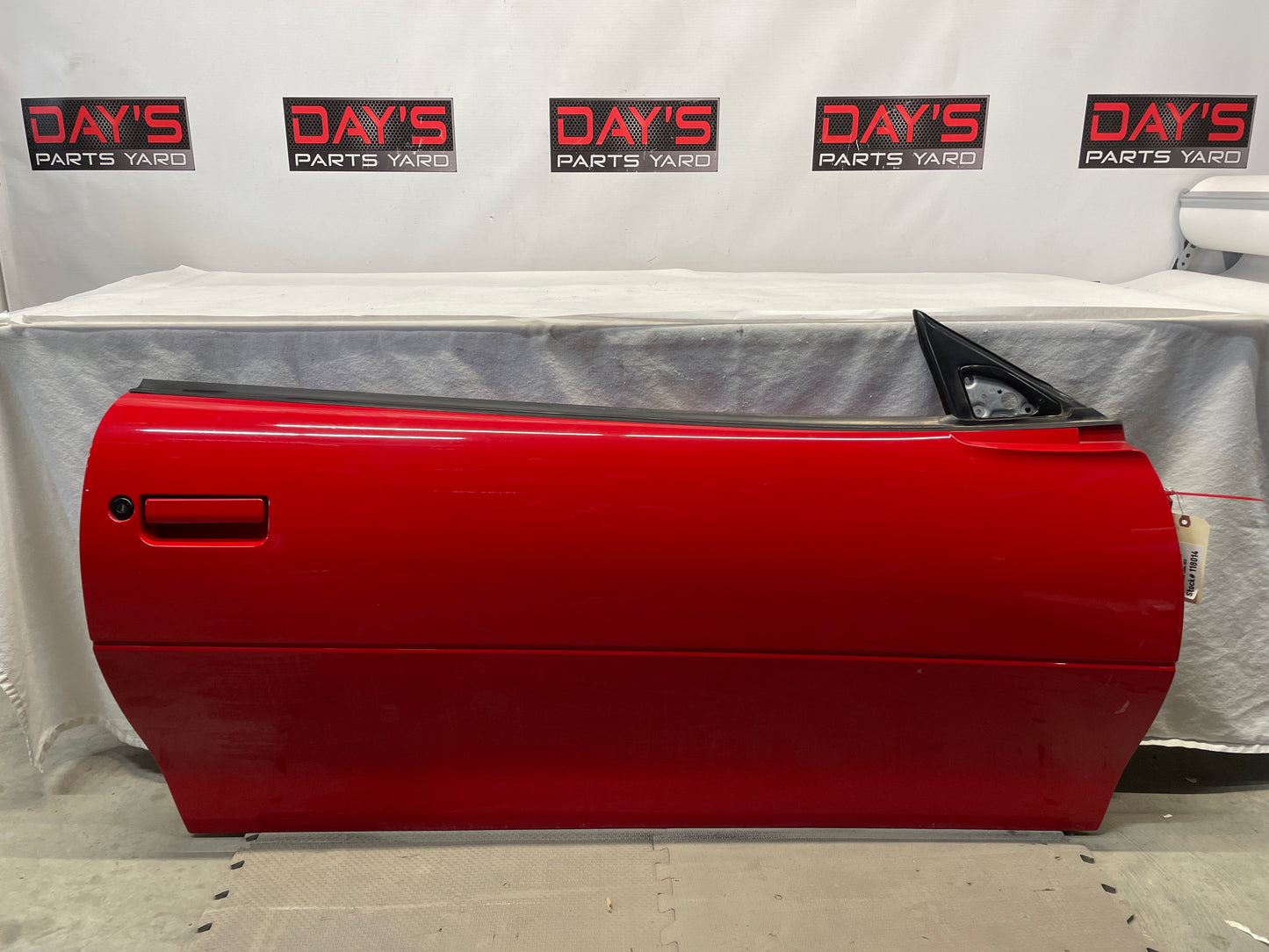 2002 Chevy Camaro Z28 RH Passenger Exterior Door Red OEM - Day's Parts Yard