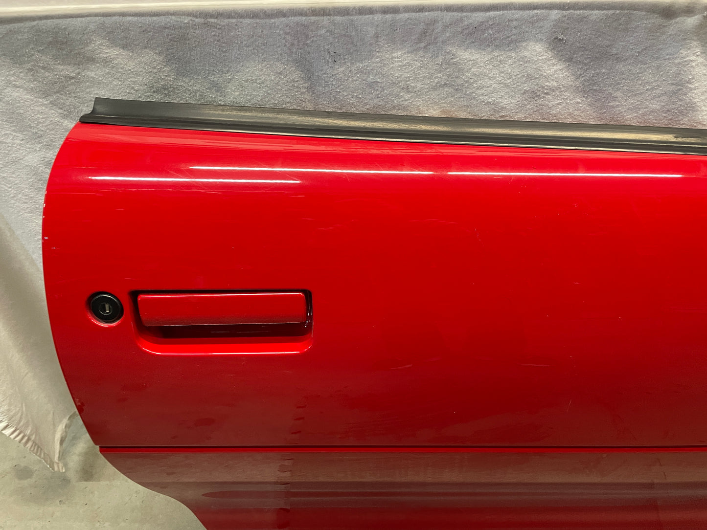 2002 Chevy Camaro Z28 RH Passenger Exterior Door Red OEM - Day's Parts Yard