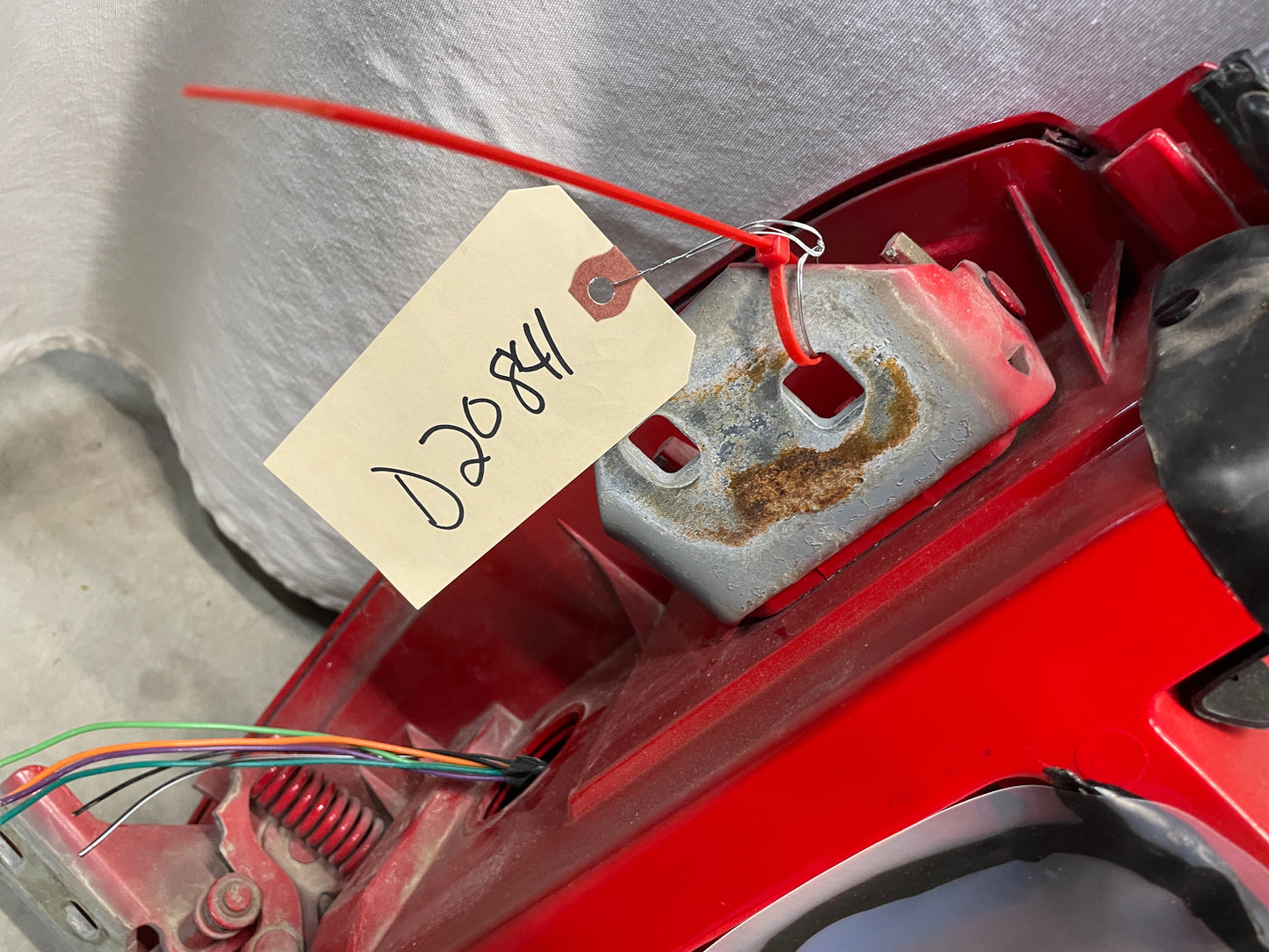 2002 Chevy Camaro Z28 RH Passenger Exterior Door Red OEM - Day's Parts Yard