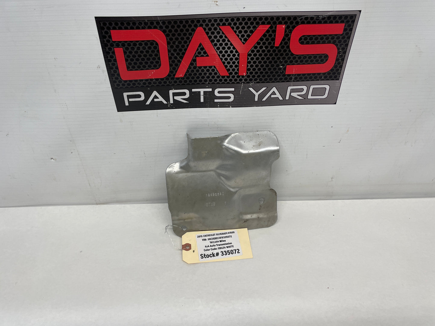 2015 Chevy Silverado K1500 Starter Heat Shield OEM - Day's Parts Yard
