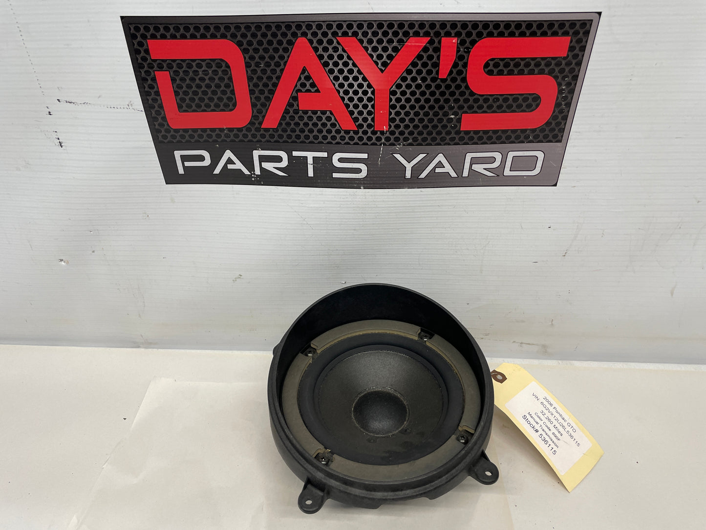 2006 Pontiac GTO Rear Deck Speaker OEM - Day's Parts Yard