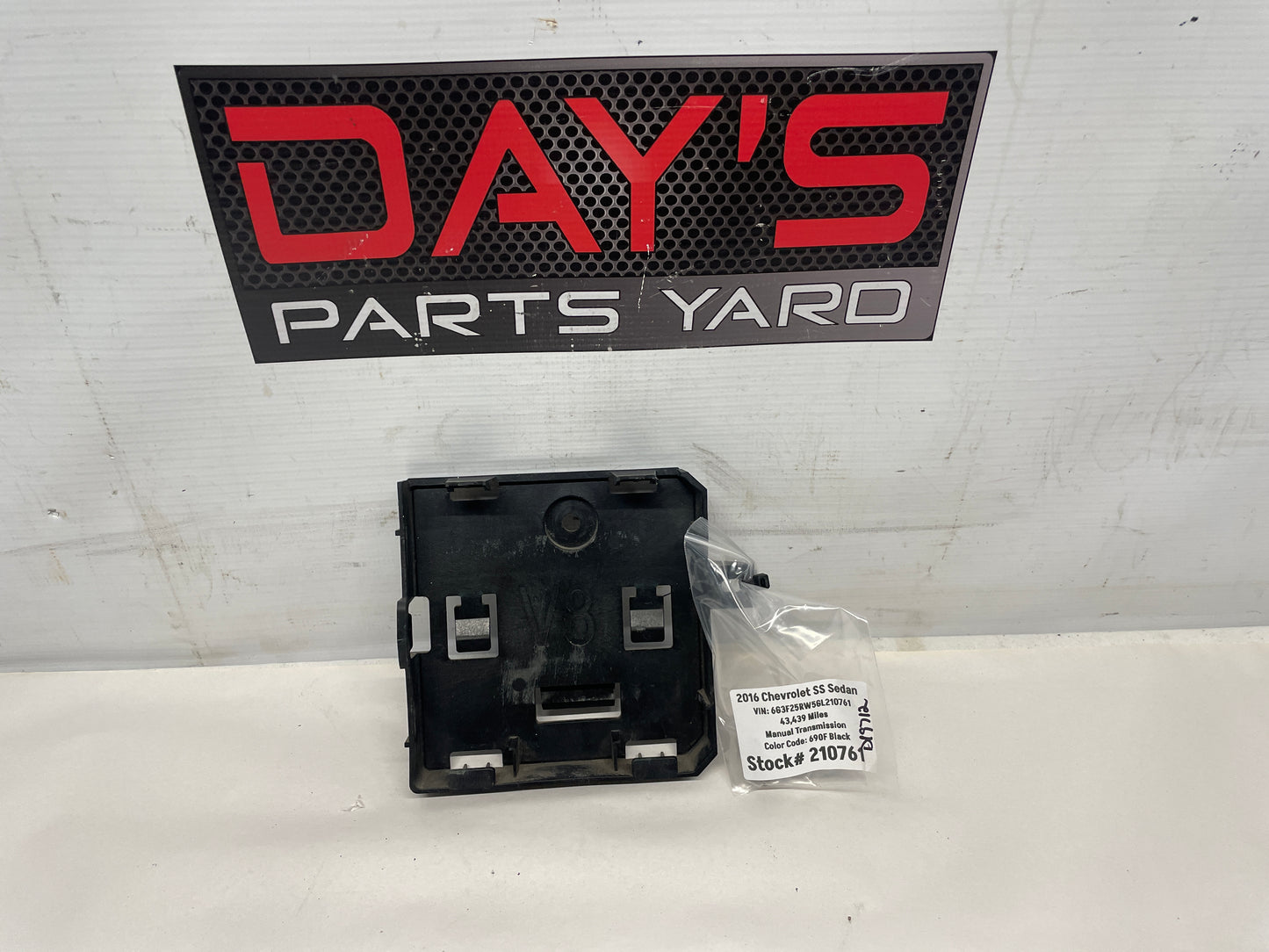 2017 Chevy SS Sedan ECM ECU Computer Mounting Bracket OEM - Day's Parts Yard