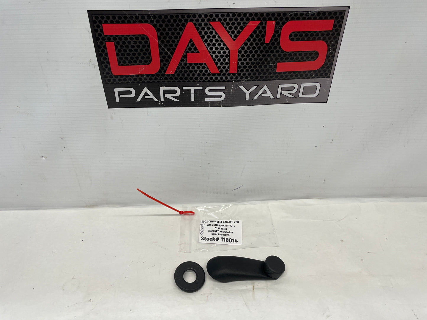 2002 Chevy Camaro Z28 RH Passenger Manual Window Crank Handle OEM - Day's Parts Yard
