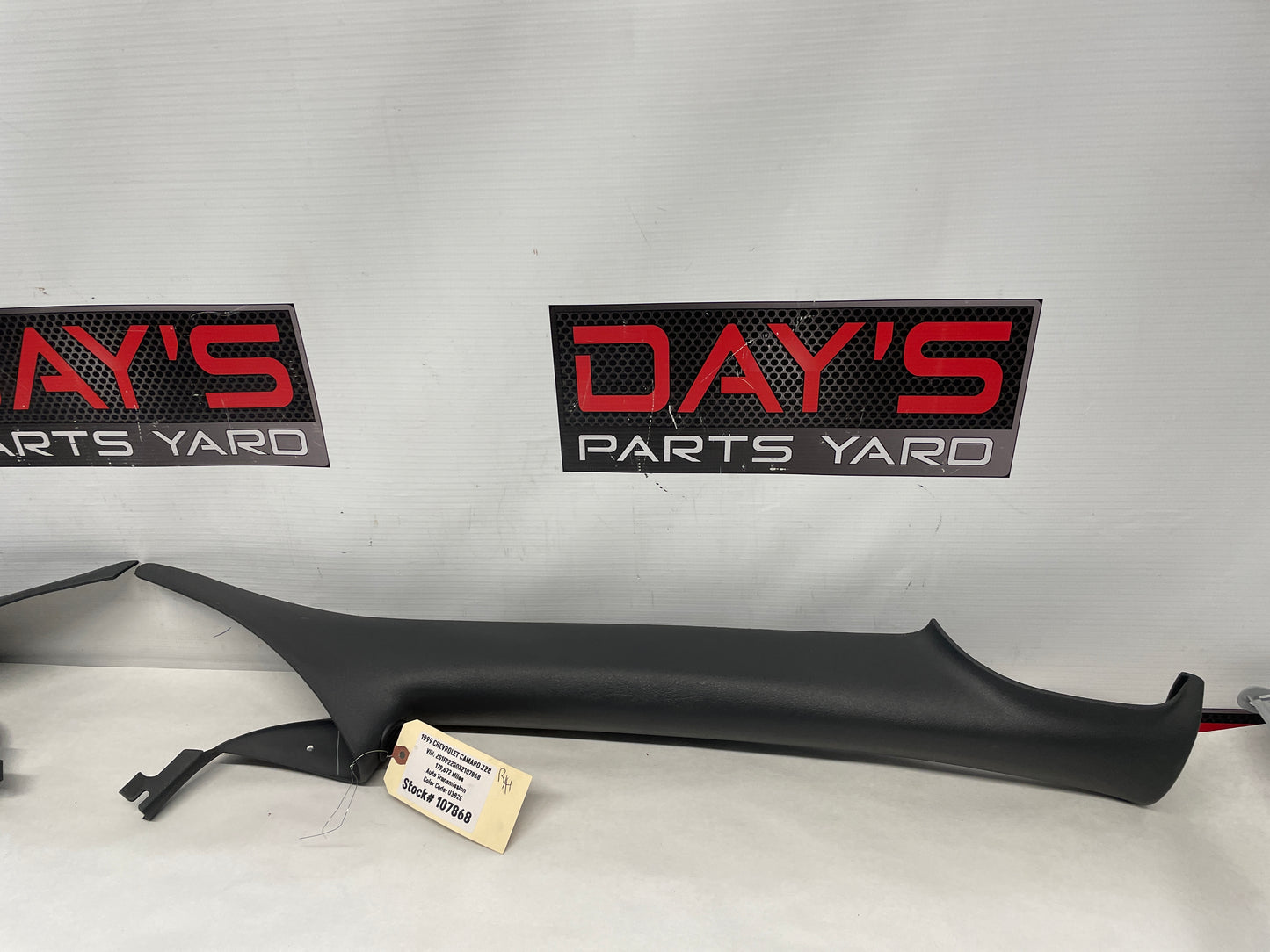 1999 Chevy Camaro Z28 RH & LH Interior A Pillar Windshield Trim OEM Graphite - Day's Parts Yard
