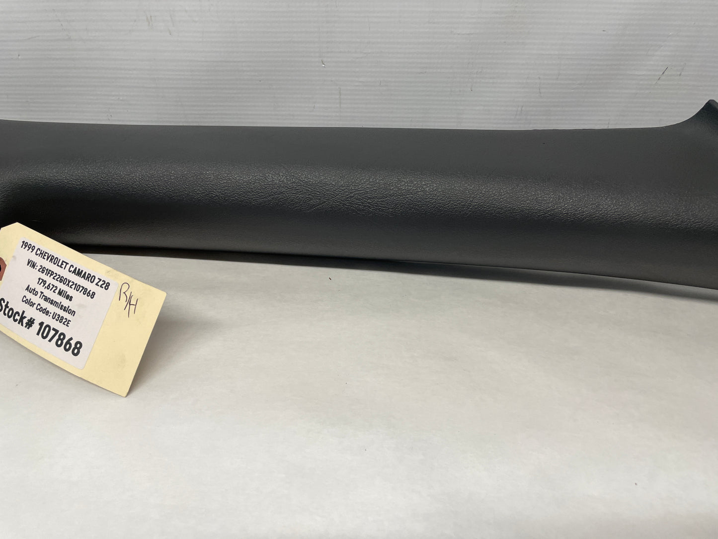 1999 Chevy Camaro Z28 RH & LH Interior A Pillar Windshield Trim OEM Graphite - Day's Parts Yard