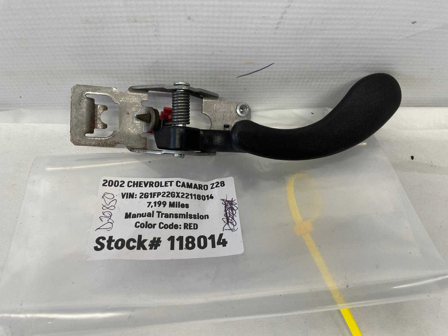 2002 Chevy Camaro Z28 LH Driver Interior Door Handle OEM - Day's Parts Yard