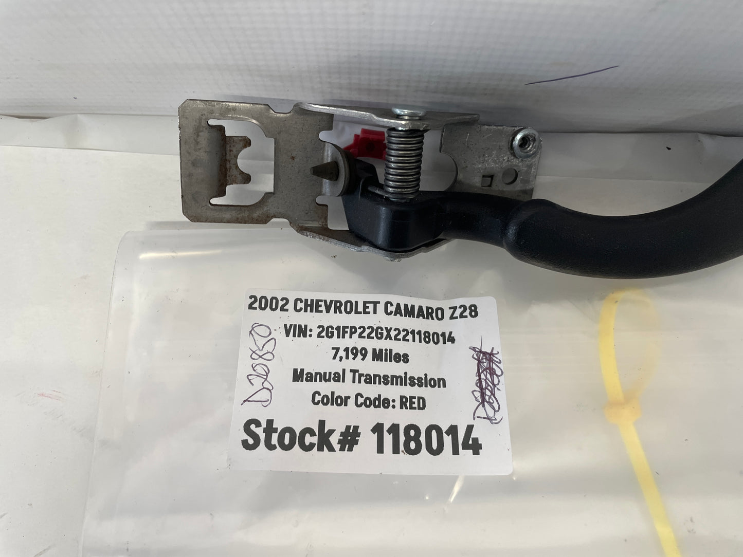 2002 Chevy Camaro Z28 LH Driver Interior Door Handle OEM - Day's Parts Yard