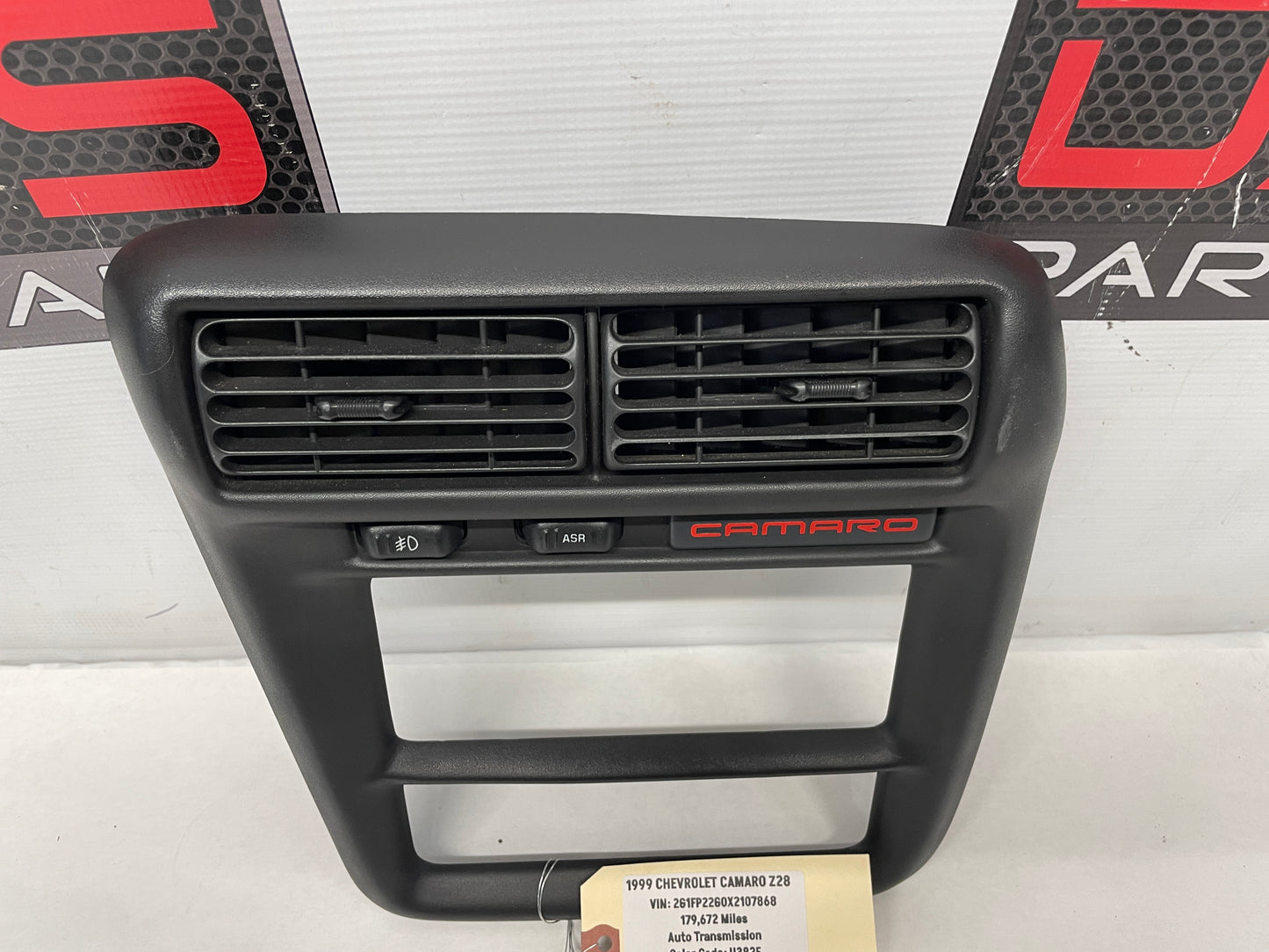1999 Chevy Camaro Z28 Center Dashboard Radio Stereo Bezel Trim OEM - Day's Parts Yard