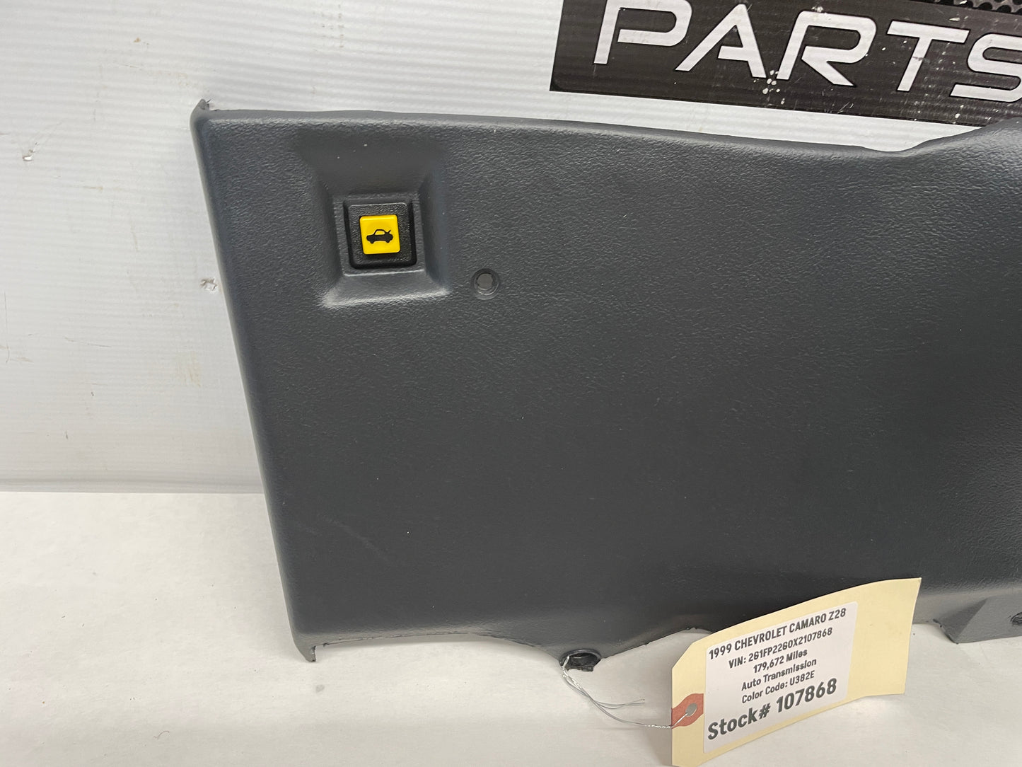 1999 Chevy Camaro Z28 Knee Bolster Dash Trim Molding Graphite Grey Gray OEM - Day's Parts Yard