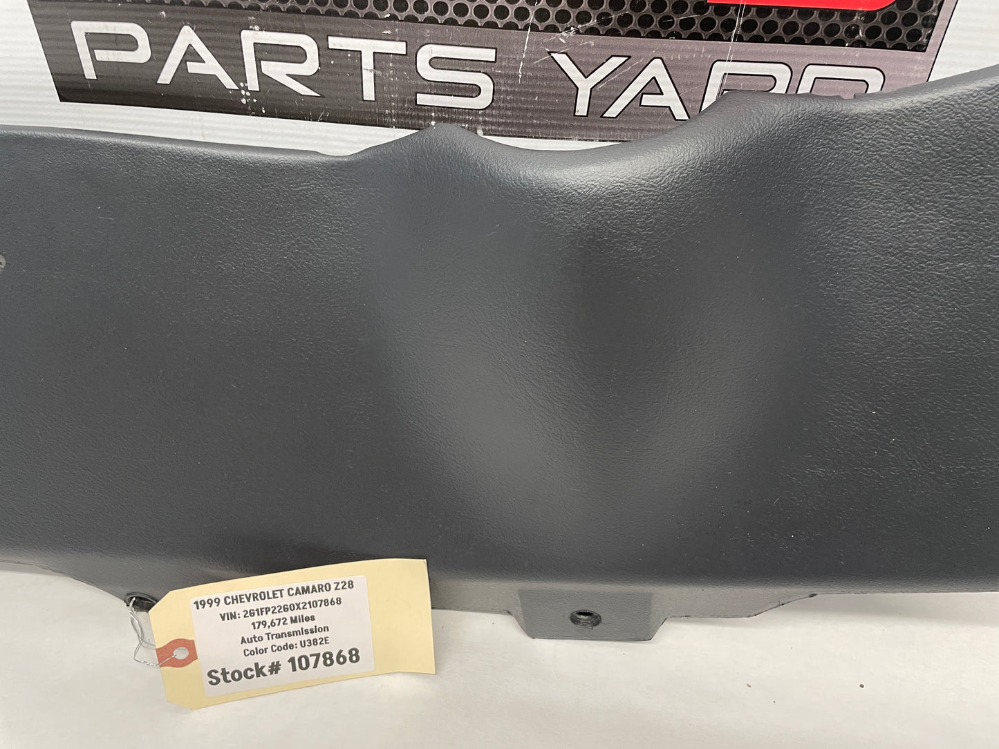 1999 Chevy Camaro Z28 Knee Bolster Dash Trim Molding Graphite Grey Gray OEM - Day's Parts Yard