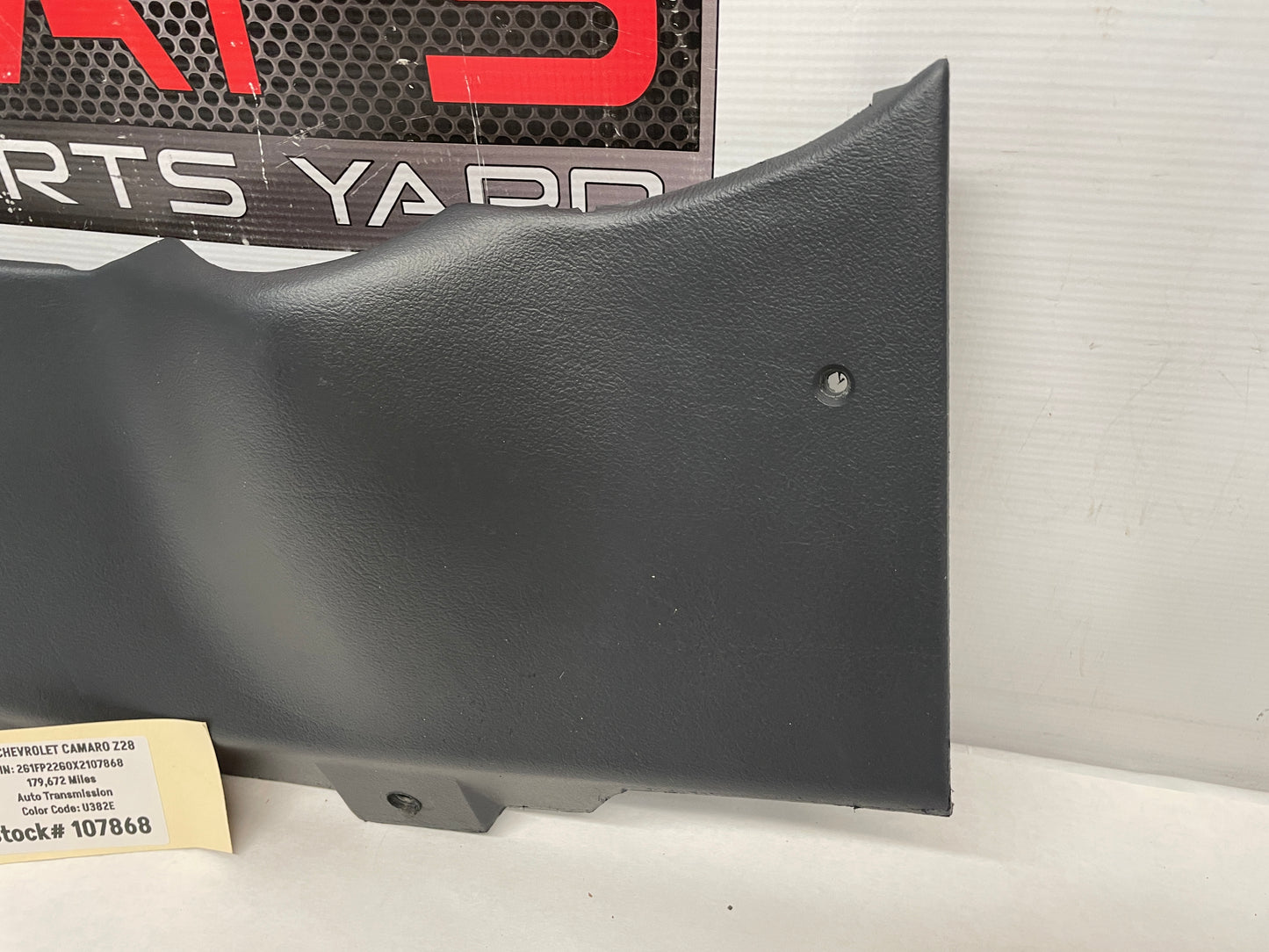 1999 Chevy Camaro Z28 Knee Bolster Dash Trim Molding Graphite Grey Gray OEM - Day's Parts Yard