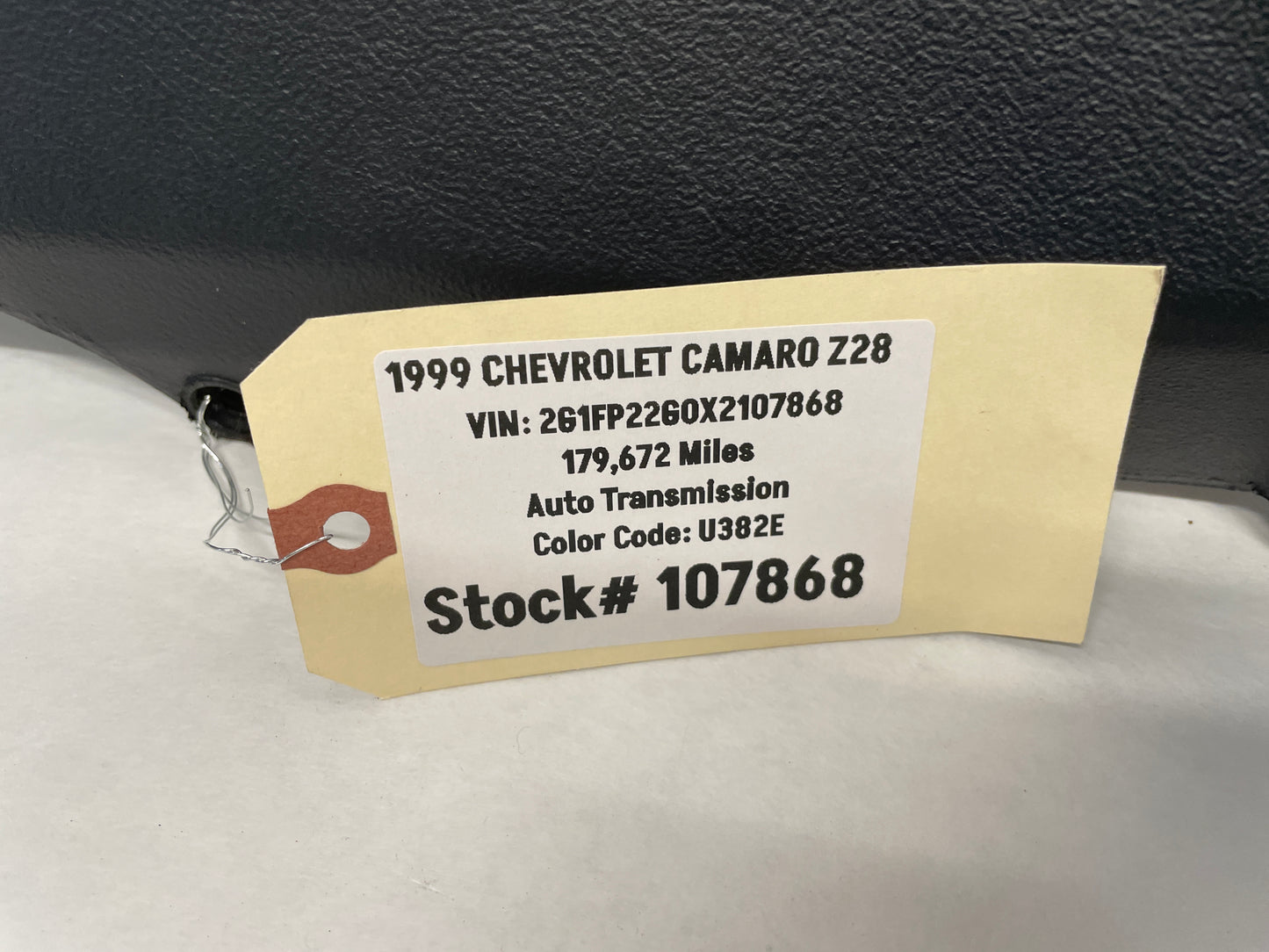 1999 Chevy Camaro Z28 Knee Bolster Dash Trim Molding Graphite Grey Gray OEM - Day's Parts Yard
