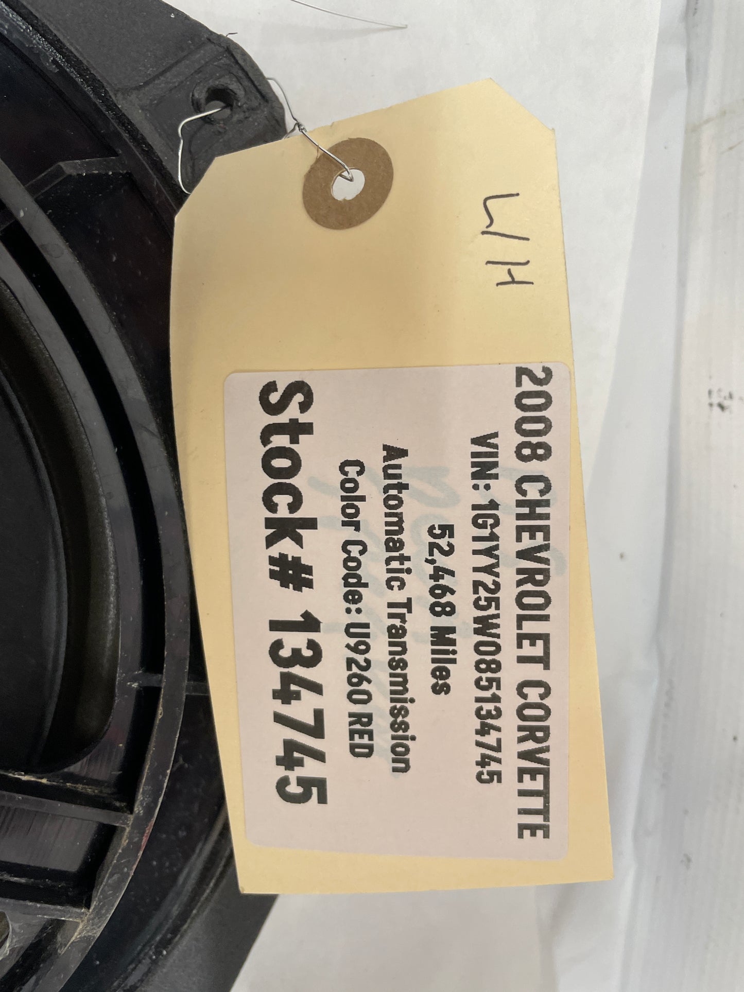 2008 Chevy C6 Corvette RH & LH Door Speakers OEM