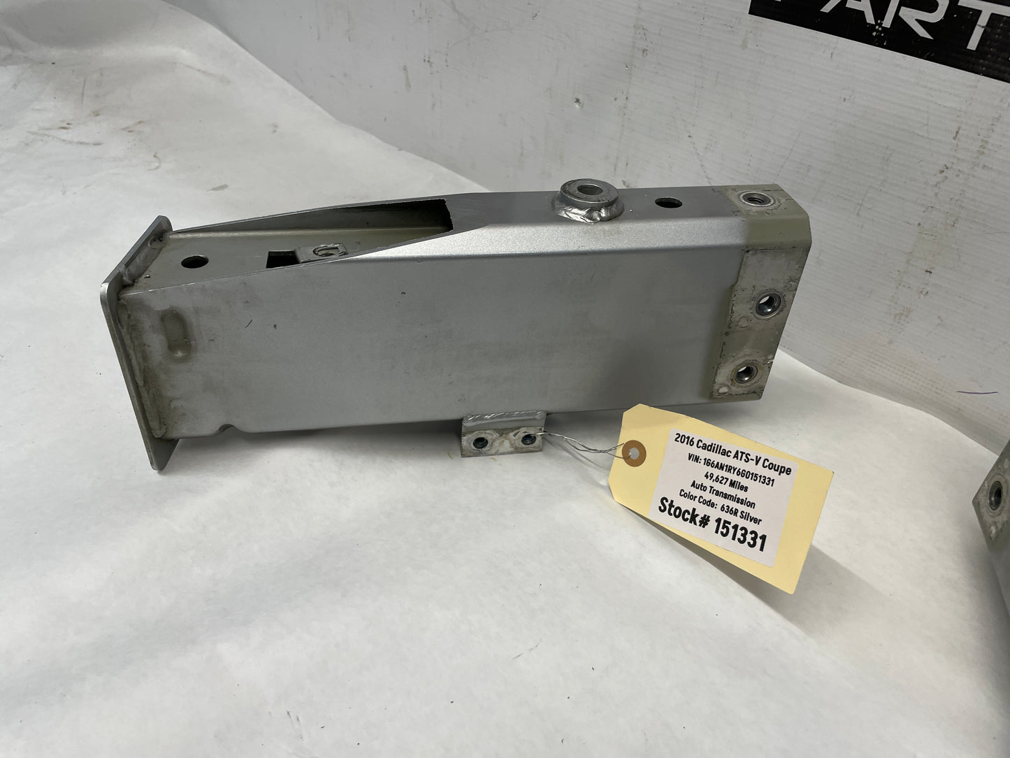 2016 Cadillac ATS-V Coupe RH & LH Frame Rail Energy Absorber Crush Sleeve Rail End OEM - Day's Parts Yard