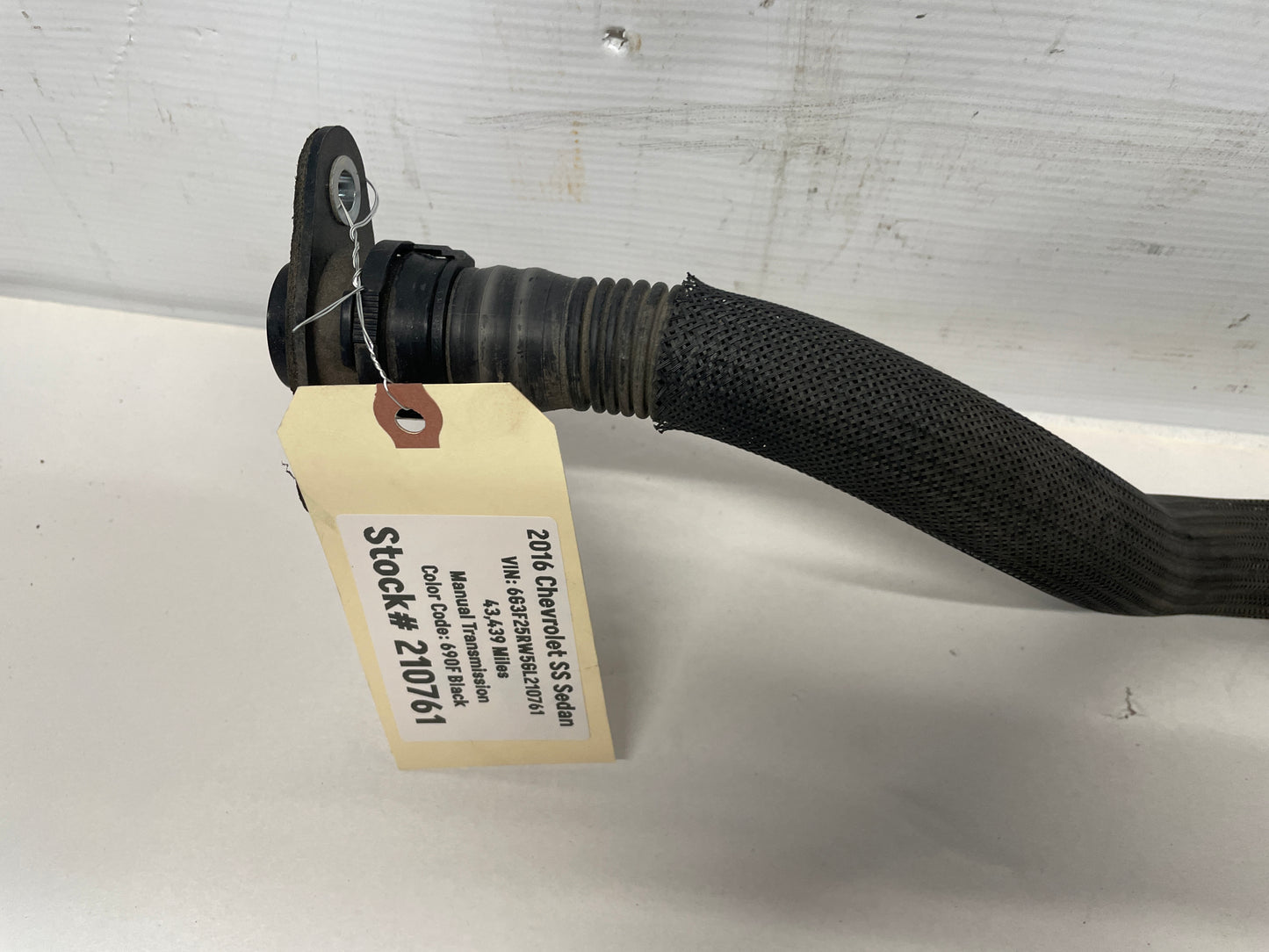 2016 Chevy SS Sedan Air Intake PCV Line Hose Tube OEM - Day's Parts Yard