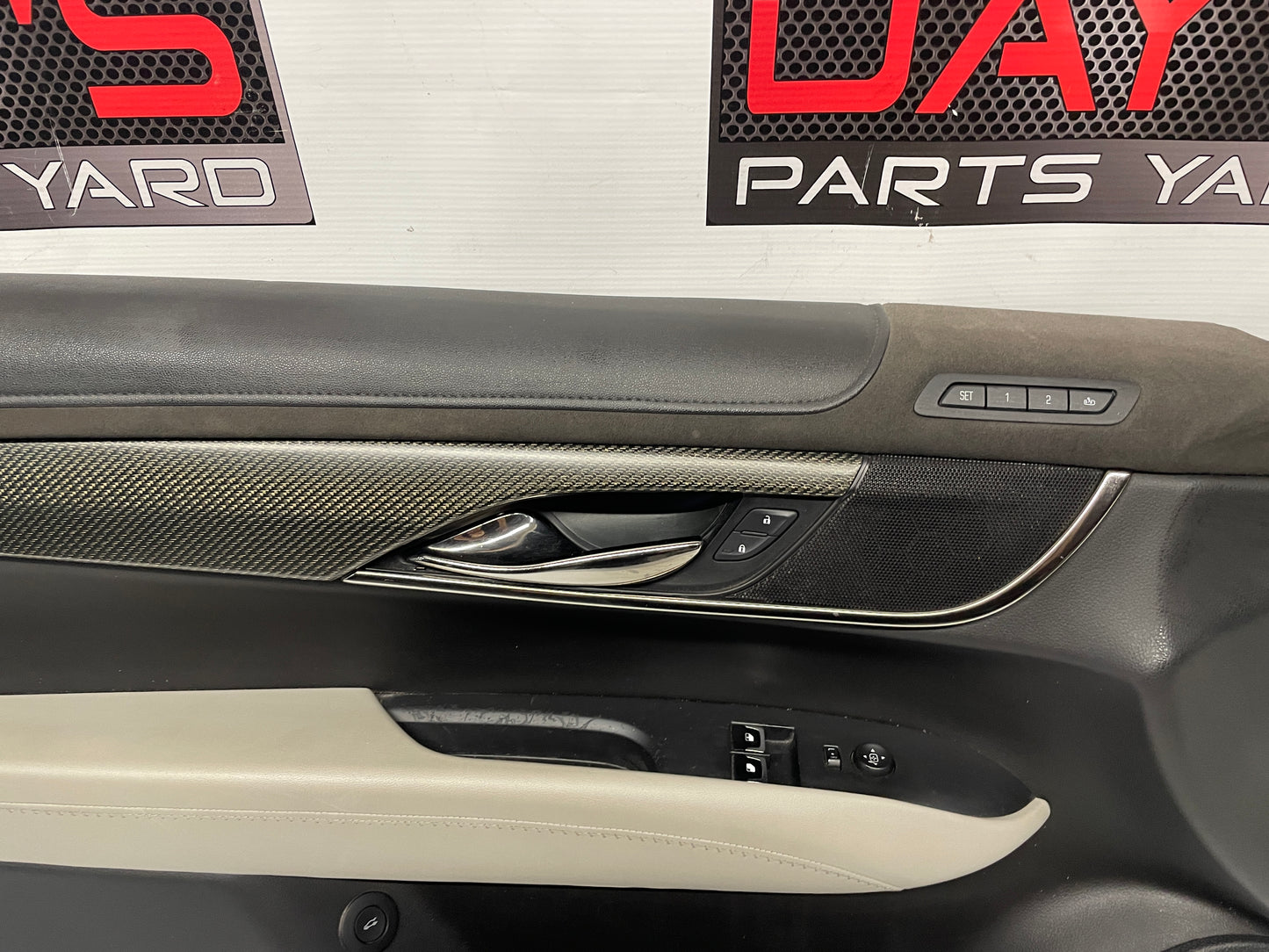2016 Cadillac ATS-V Coupe LH Driver Front Inter Door Panel Trim OEM - Day's Parts Yard