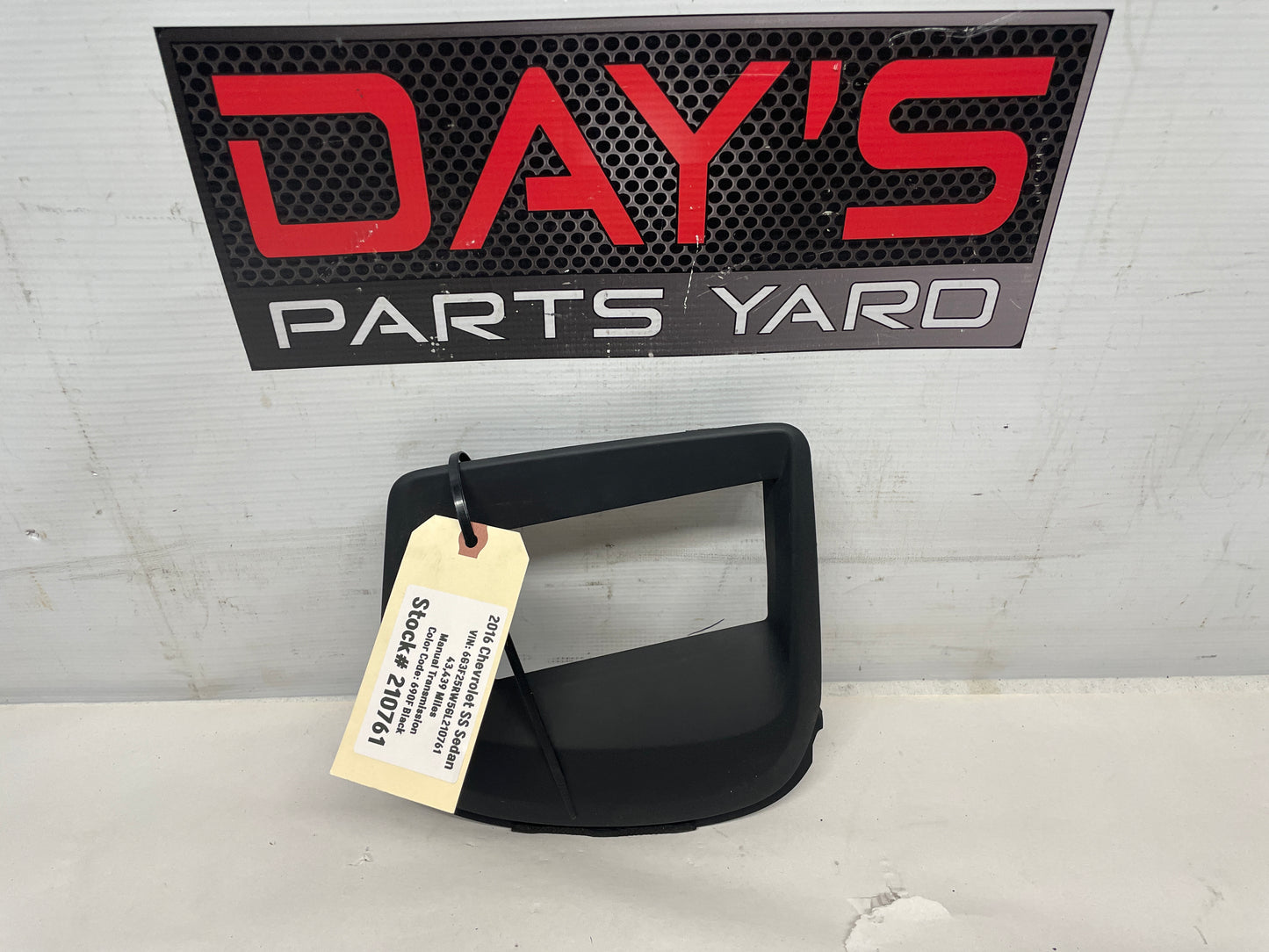 2016 Chevy SS Sedan Heads Up Display Bezel Trim HUD OEM - Day's Parts Yard