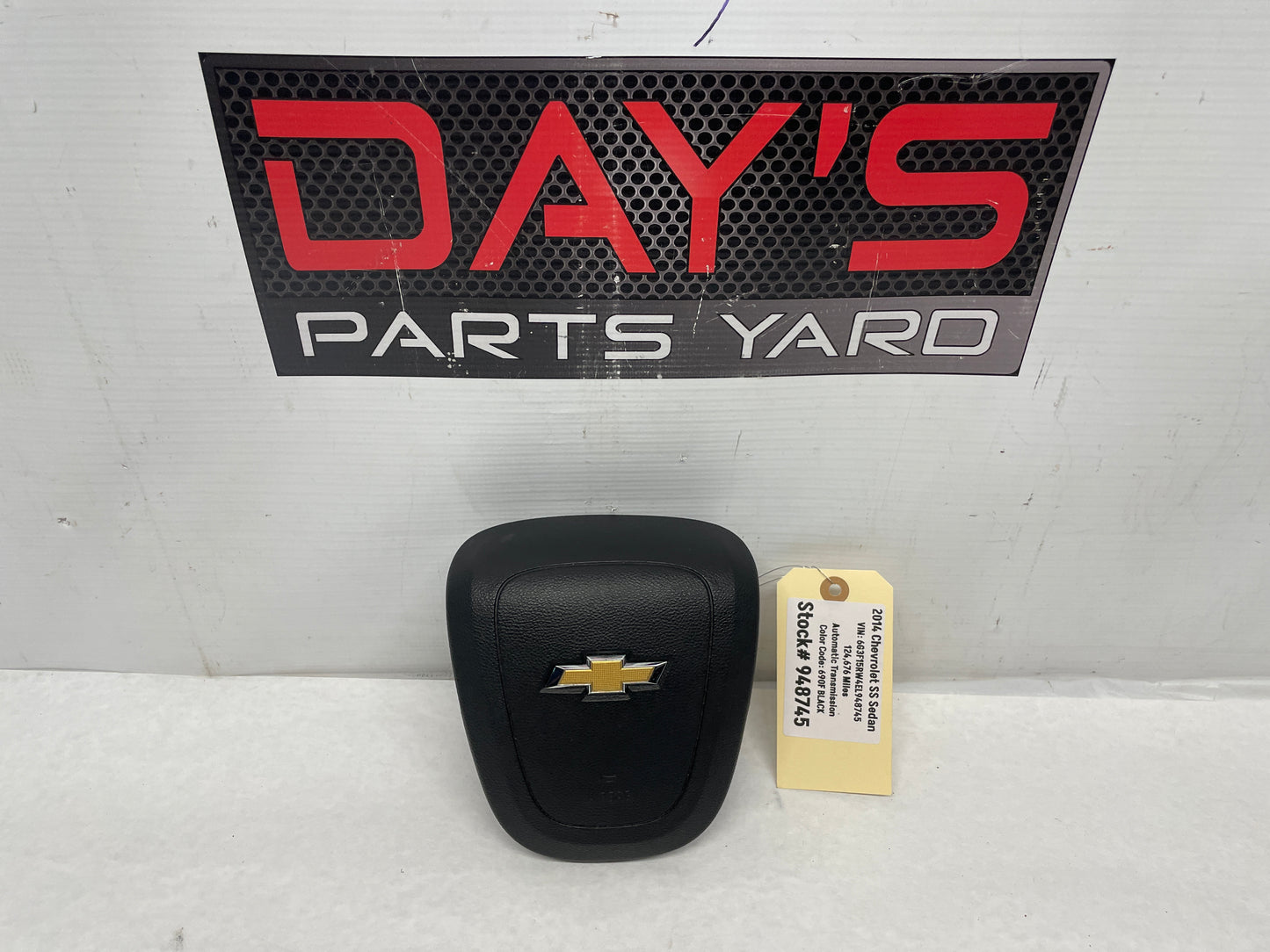 2014 Chevy SS Sedan Steering Wheel Air Bag Airbag OEM