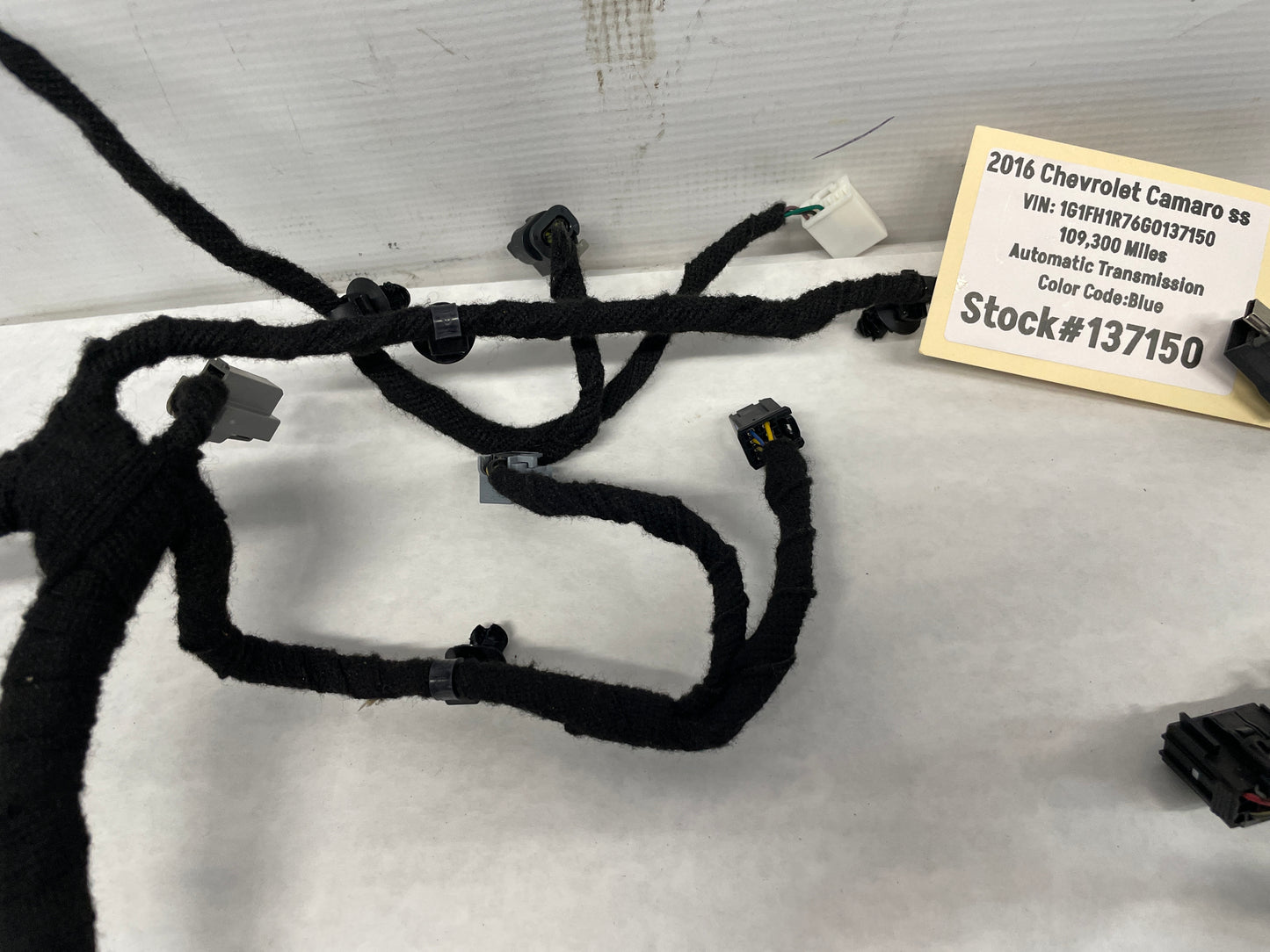 2016 Chevy Camaro SS Center Console Wire Harness w/ Switches OEM - Day's Parts Yard