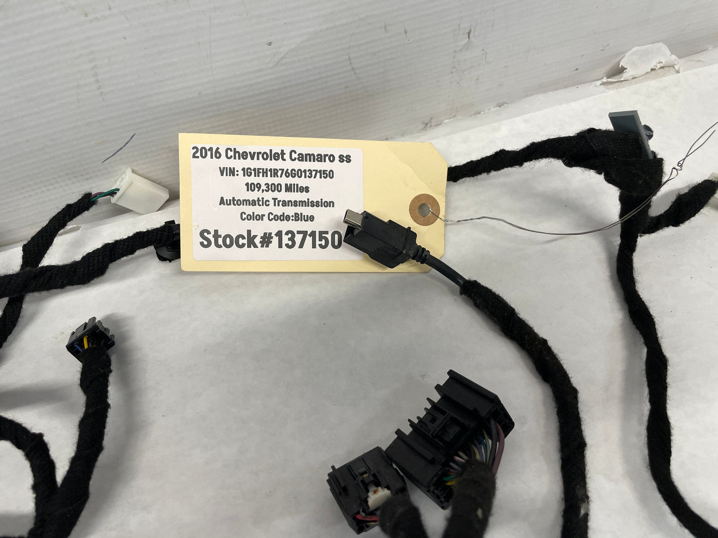 2016 Chevy Camaro SS Center Console Wire Harness w/ Switches OEM - Day's Parts Yard