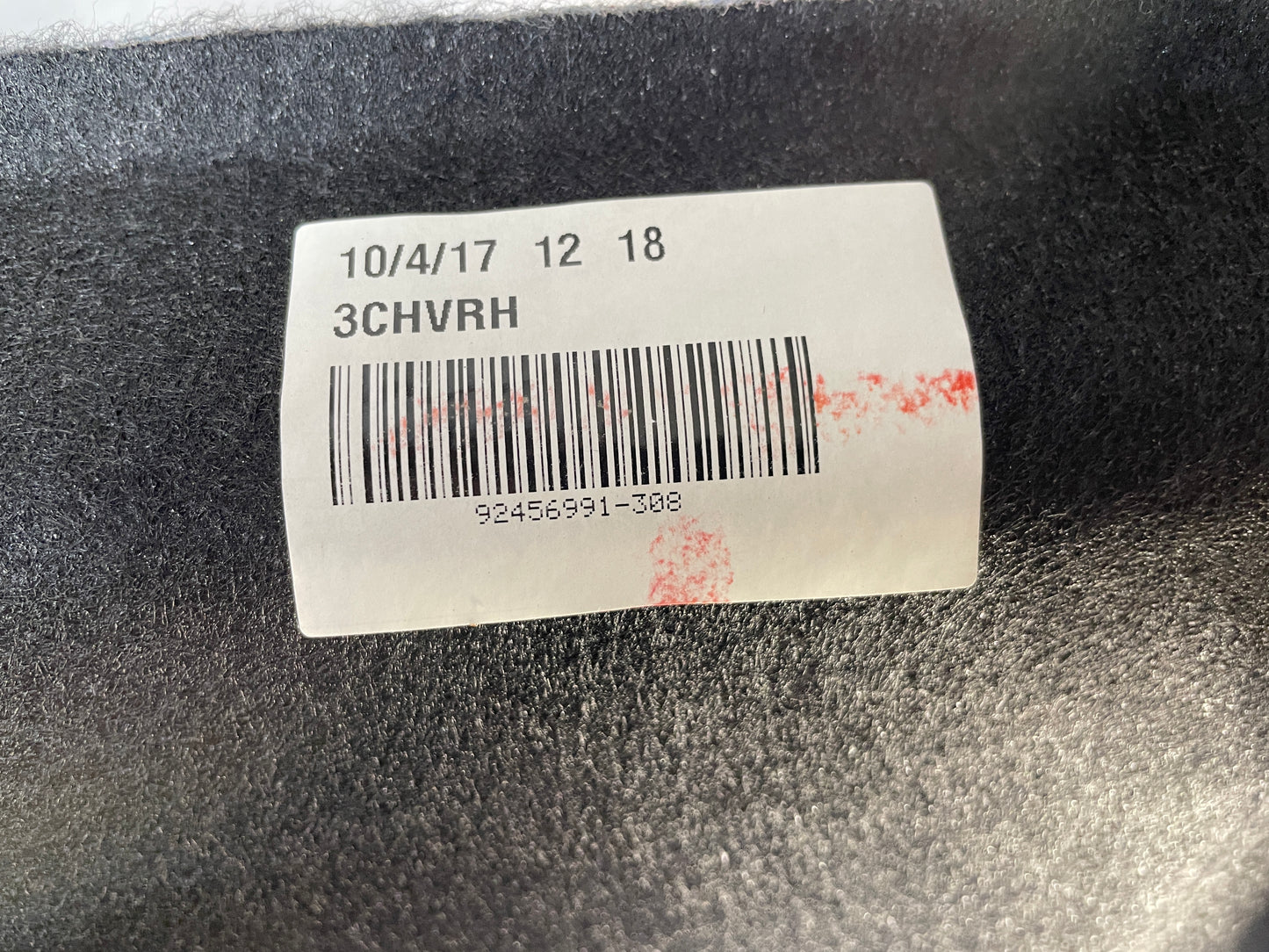 2017 Chevy SS Sedan RH & LH Interior Quarter Liner Trunk Felt Carpet Trim OEM - Day's Parts Yard