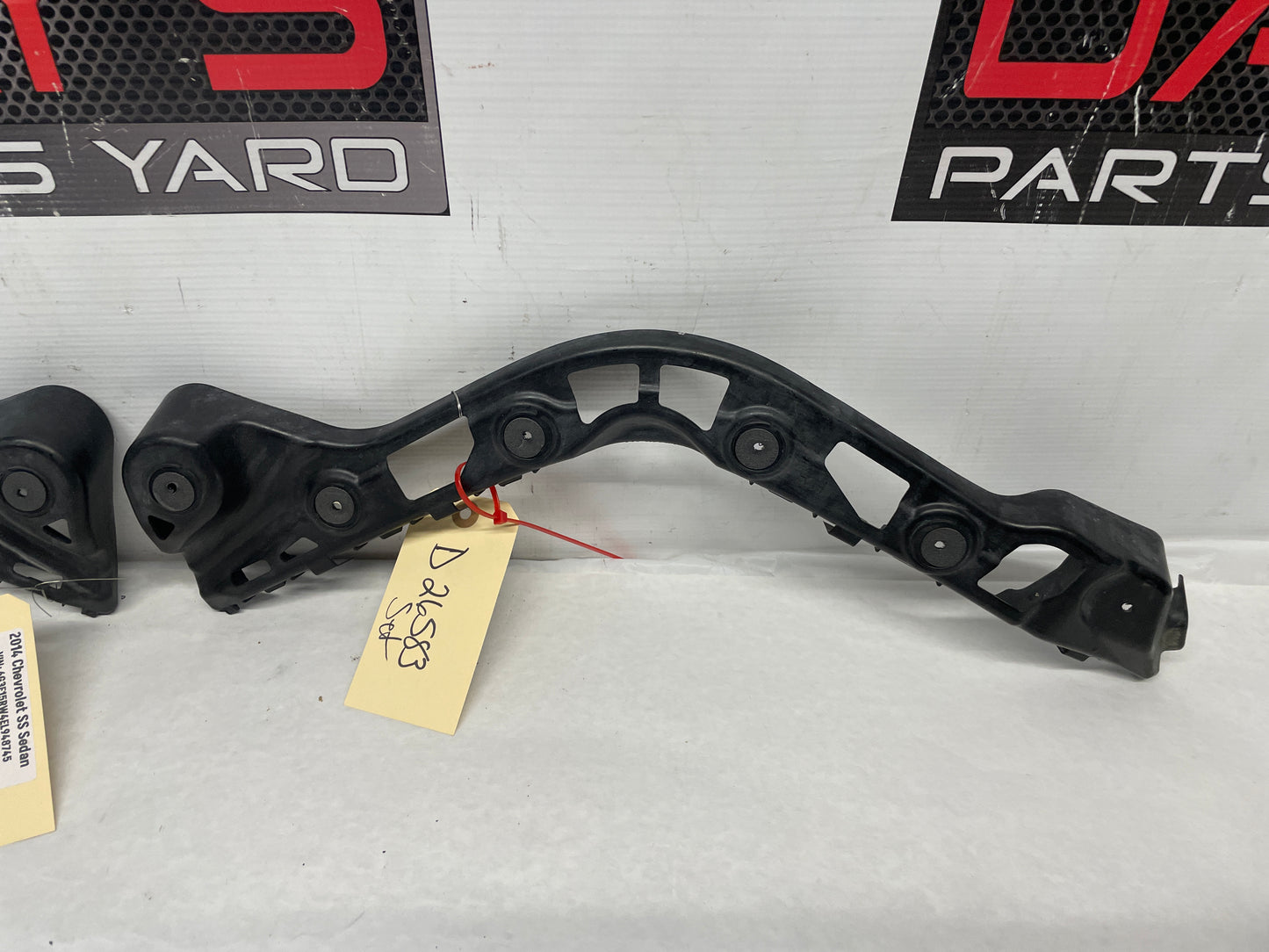 2014 Chevy SS Sedan RH & LH Rear Bumper Brackets Guides OEM