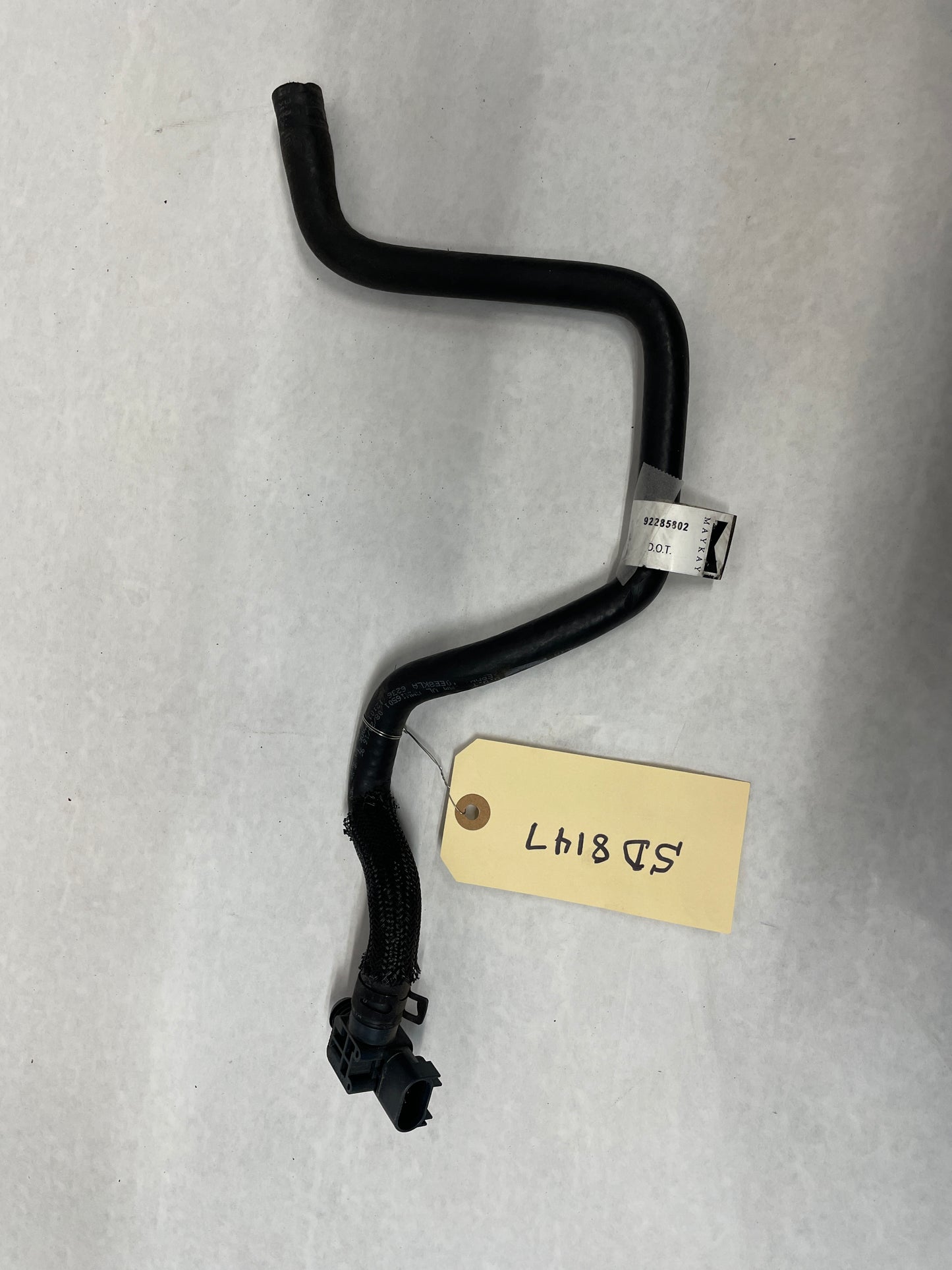 2010 Chevy Camaro SS Vacuum Power Brake Booster Pressure Sensor Hose Line OEM - Day's Parts Yard