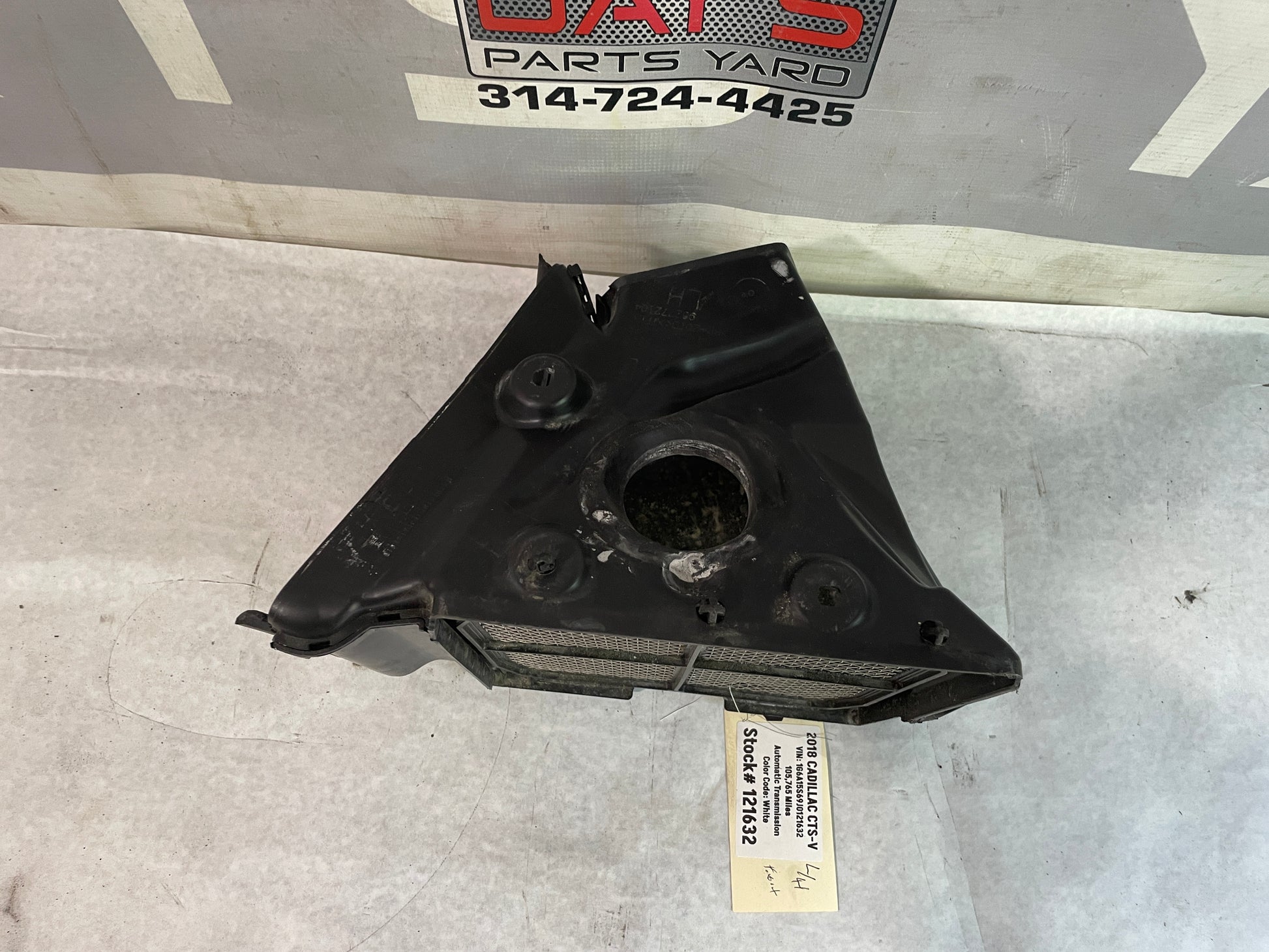 2018 Cadillac CTS-V LH Driver Intercooler Aux Cooler Duct - Day's Parts Yard