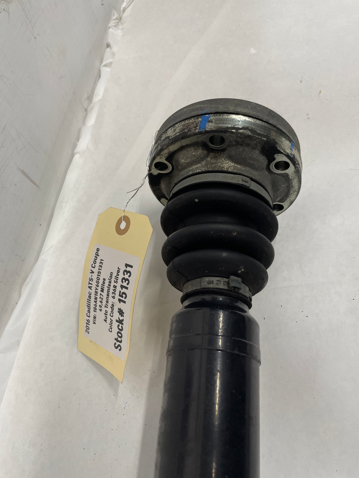 2016 Cadillac ATS-V Coupe LH Driver Rear CV Axle Half Shaft OEM - Day's Parts Yard