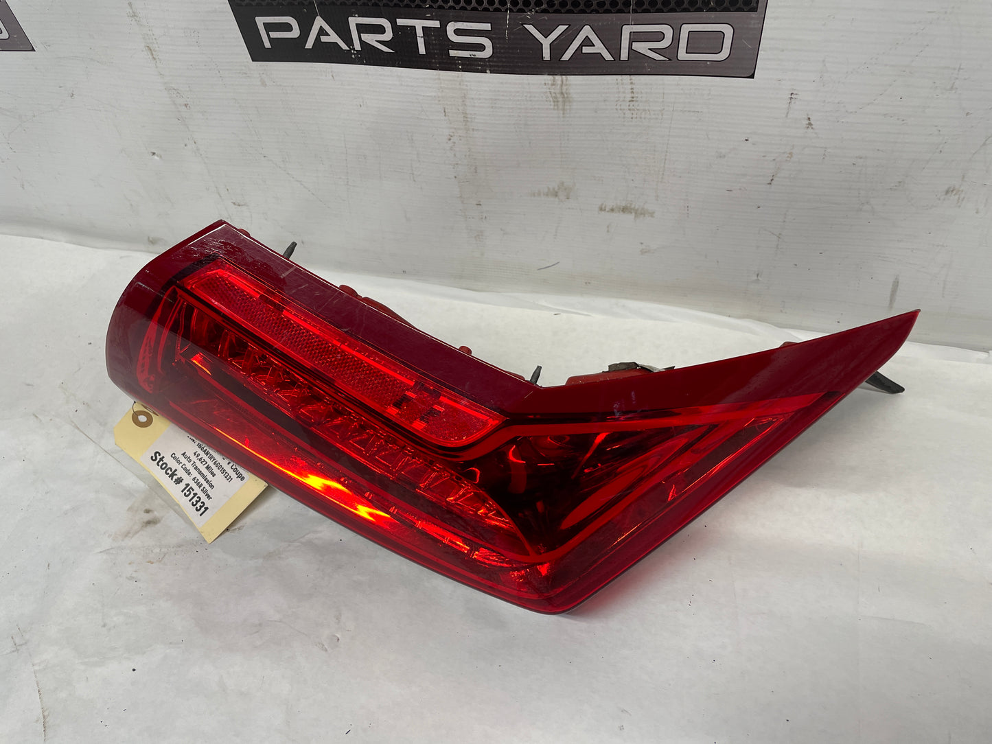 2016 Cadillac ATS-V Coupe Rear LH Driver Tail Light Tail Light Lamp OEM - Day's Parts Yard