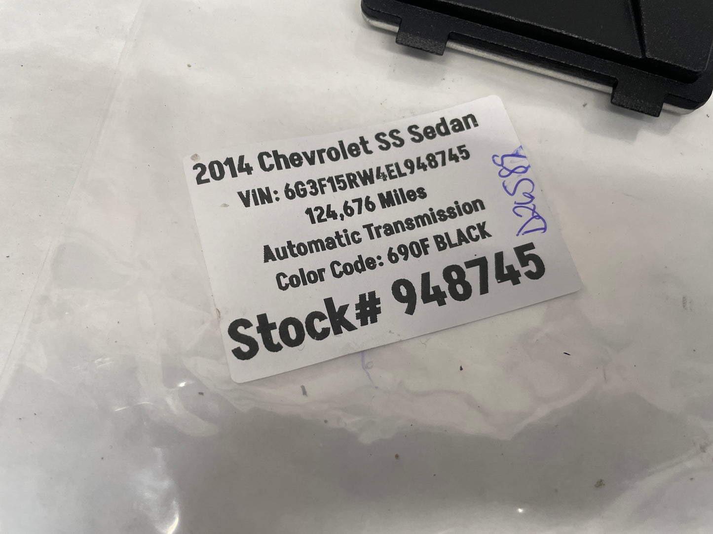 2014 Chevy SS Sedan Windshield Lane Departure Camera Module System OEM