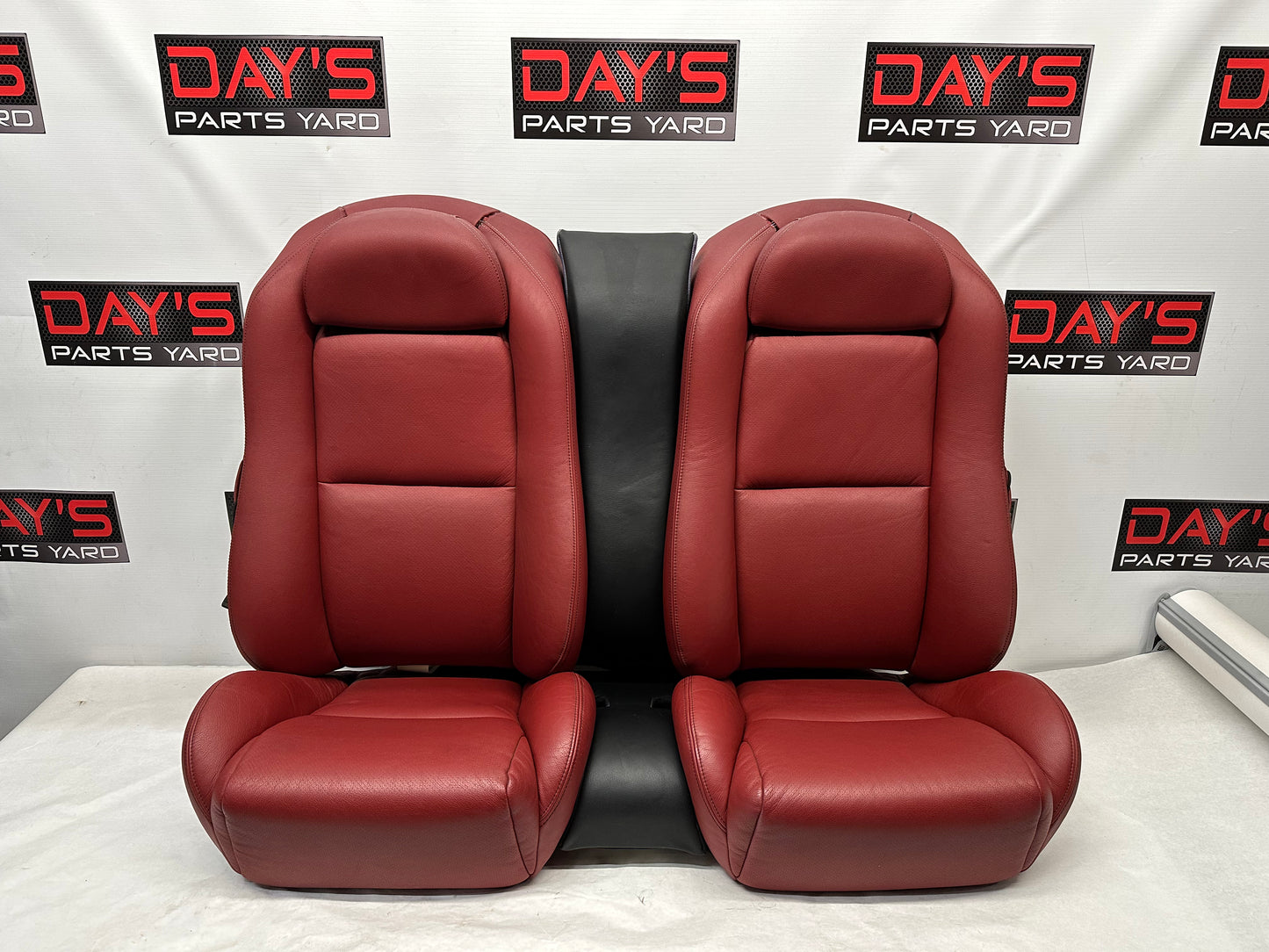 2006 Pontiac GTO Seats Fronts and Rears Red Leather OEM - Day's Parts Yard