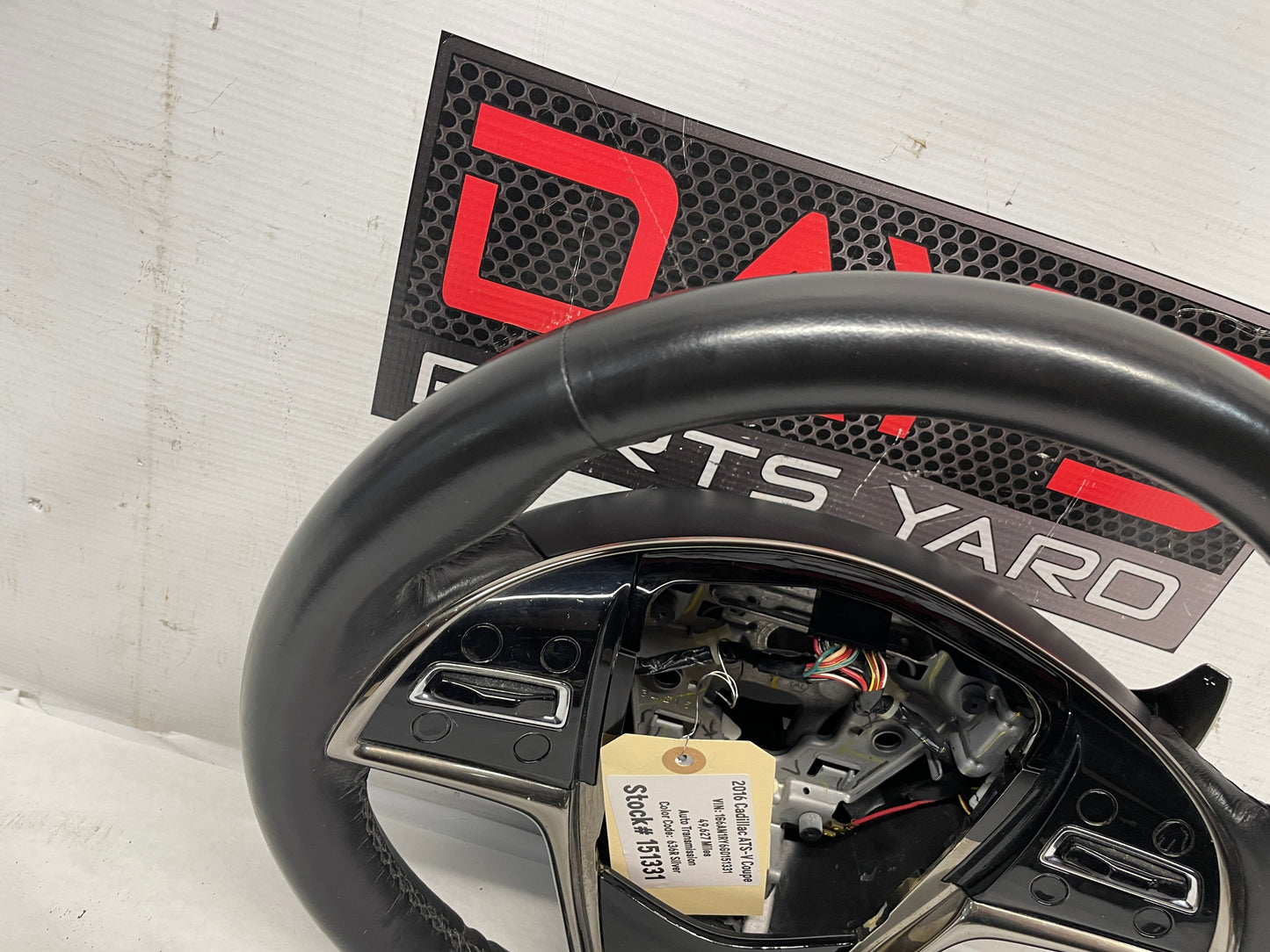 2016 Cadillac ATS-V Coupe Leather Steering Wheel OEM - Day's Parts Yard