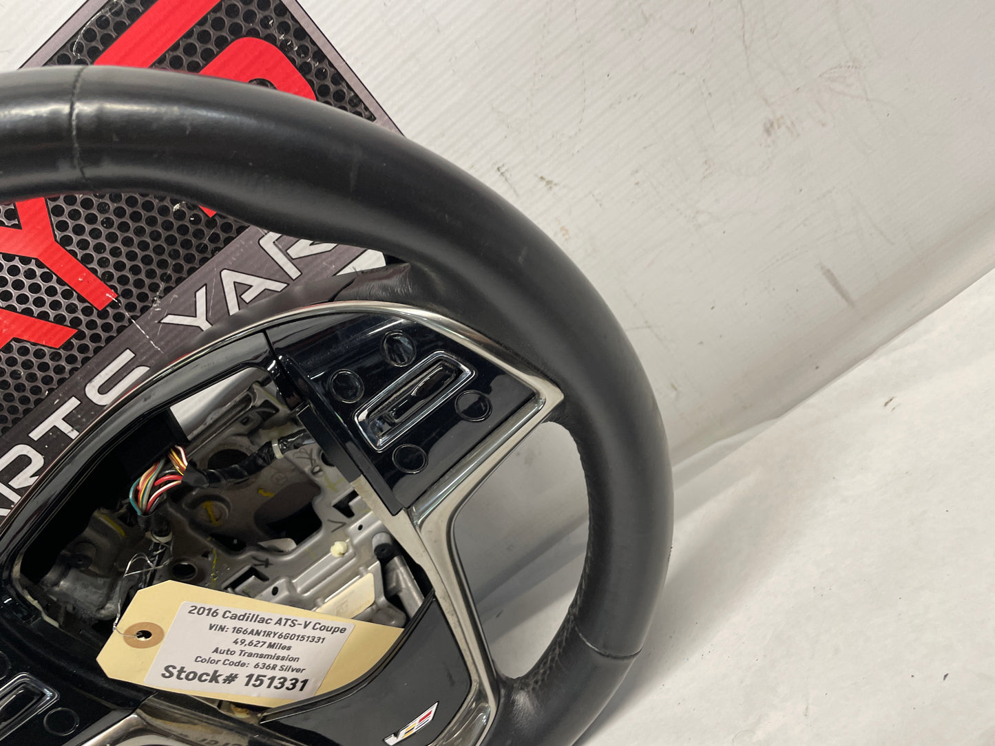 2016 Cadillac ATS-V Coupe Leather Steering Wheel OEM - Day's Parts Yard