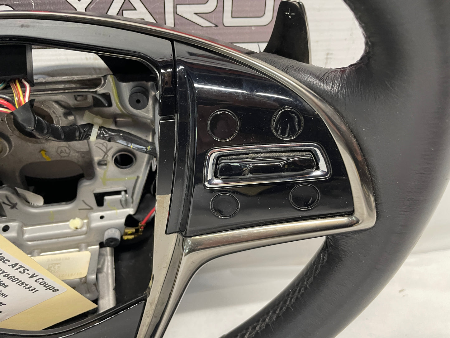 2016 Cadillac ATS-V Coupe Leather Steering Wheel OEM - Day's Parts Yard