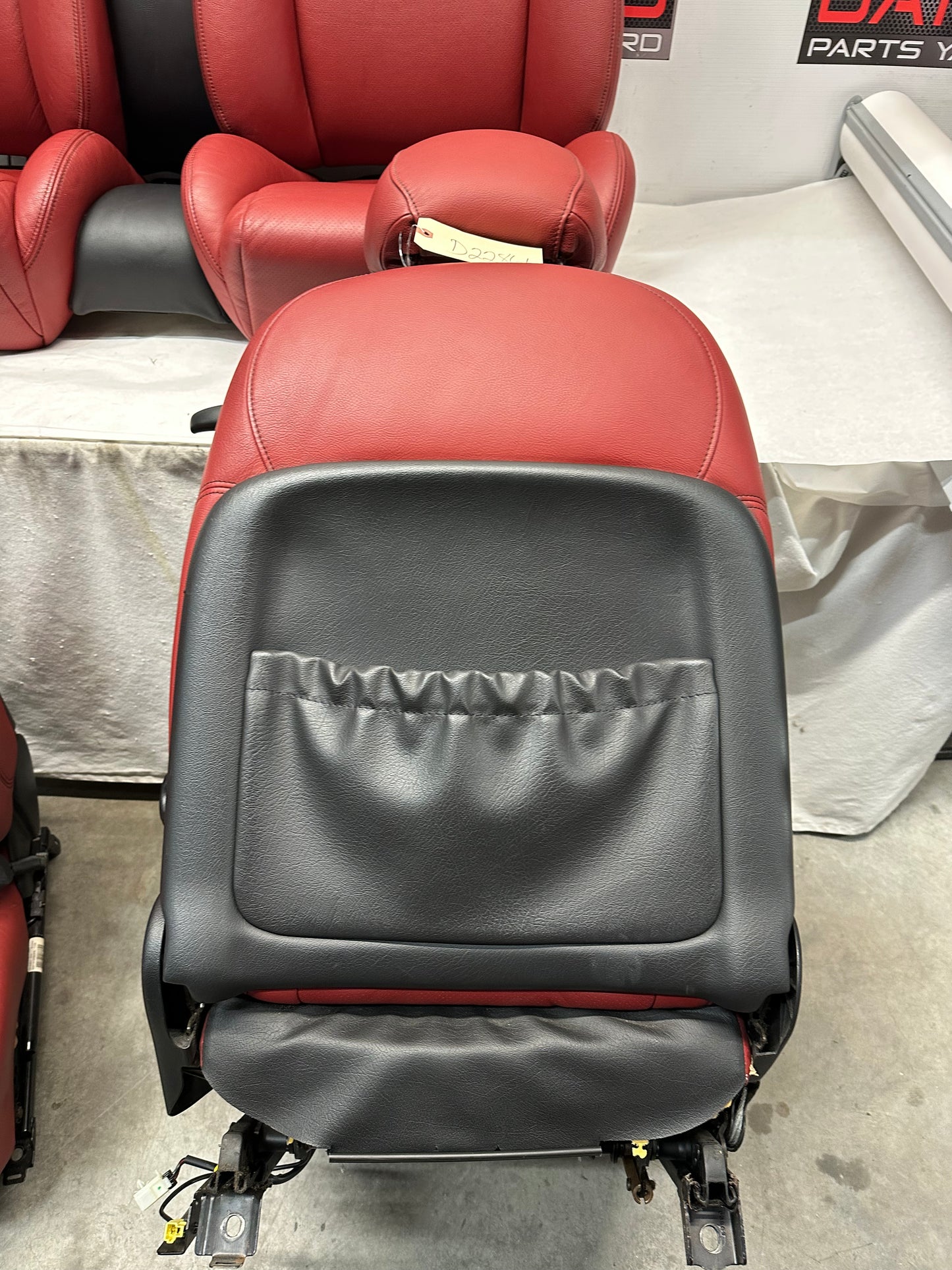 2006 Pontiac GTO Seats Fronts and Rears Red Leather OEM - Day's Parts Yard