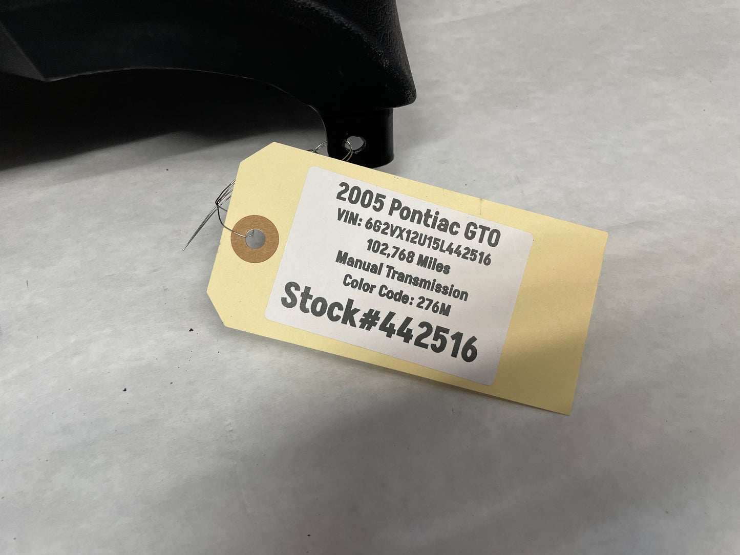 2005 Pontiac GTO LH Driver Rear Interior Quarter Door Panel Trim Black OEM - Day's Parts Yard