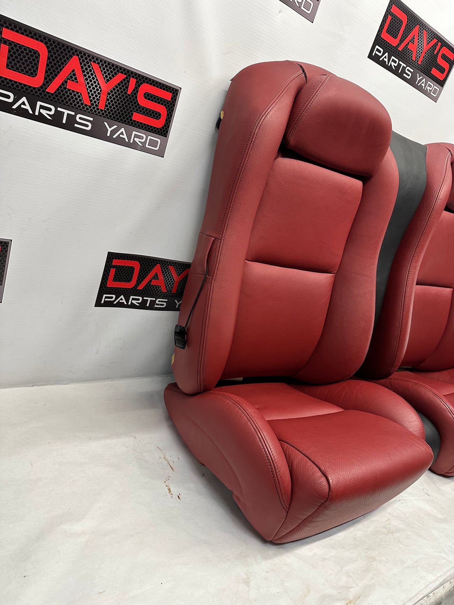 2006 Pontiac GTO Seats Fronts and Rears Red Leather OEM - Day's Parts Yard