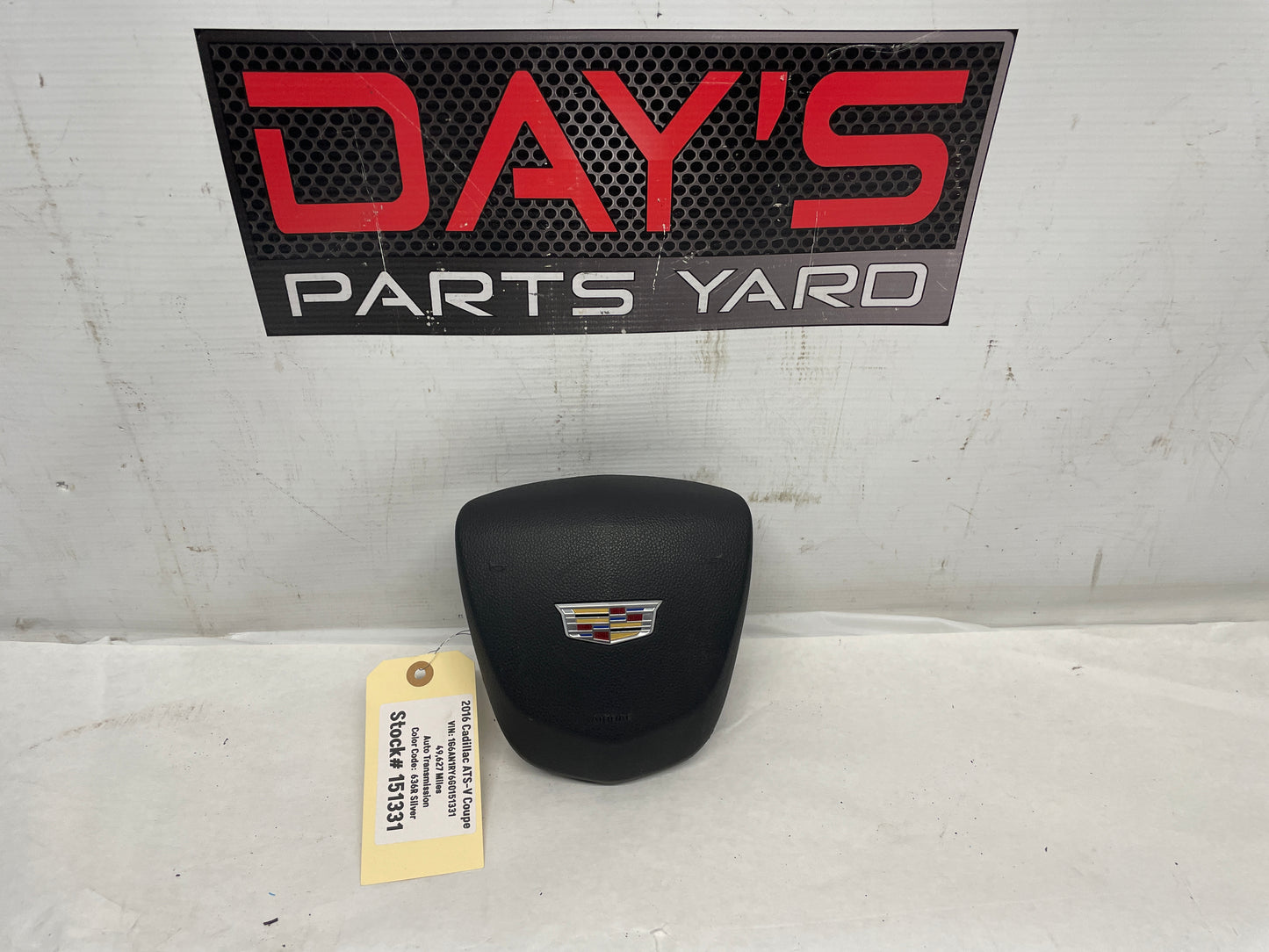 2016 Cadillac ATS-V Coupe Steering Wheel Airbag Air Bag OEM - Day's Parts Yard
