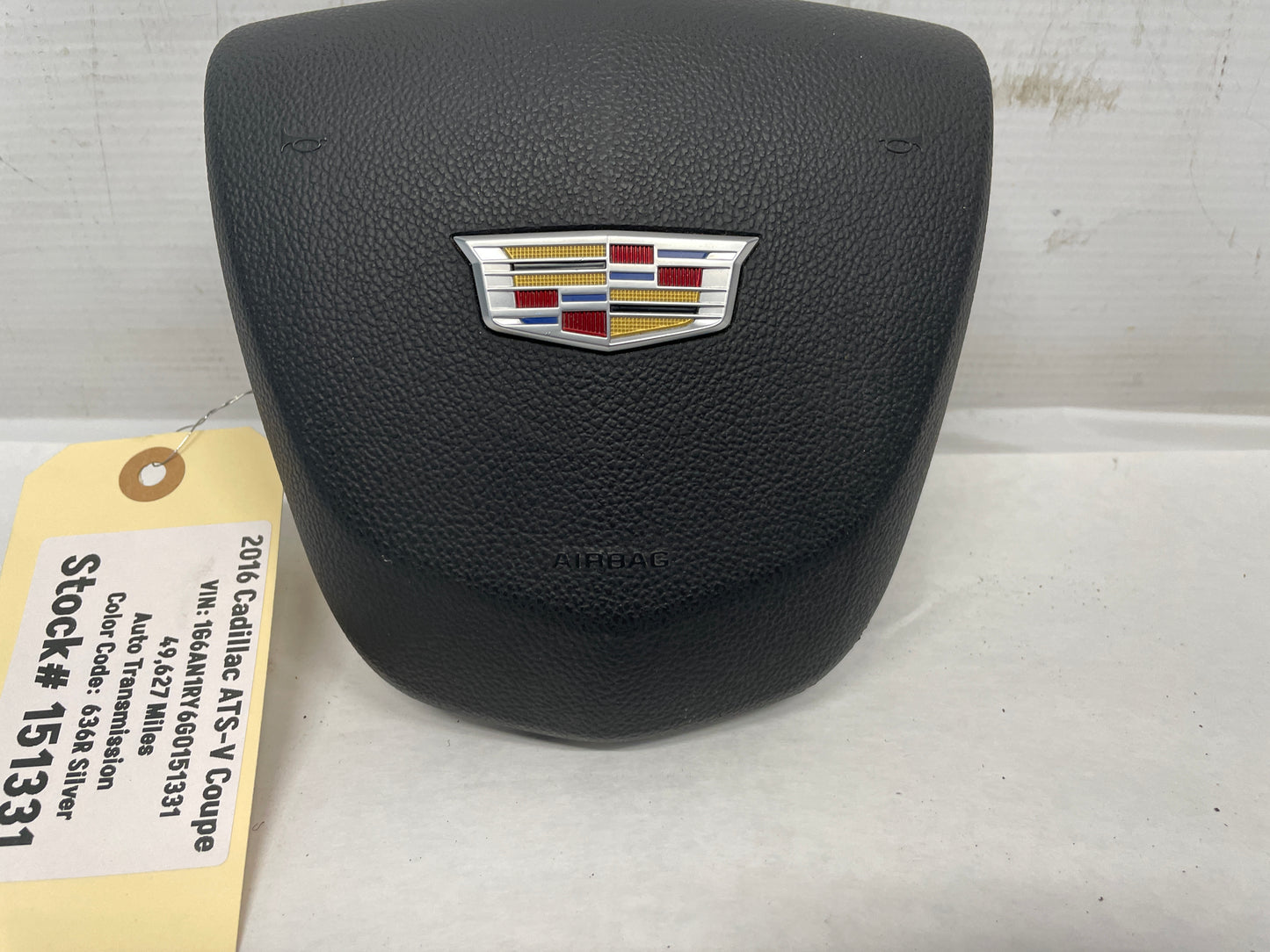 2016 Cadillac ATS-V Coupe Steering Wheel Airbag Air Bag OEM - Day's Parts Yard