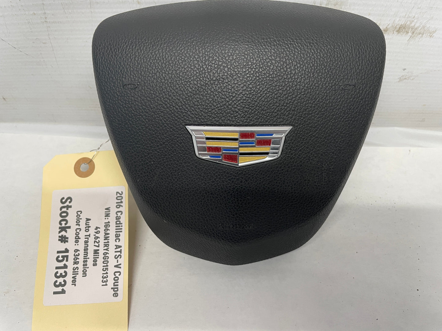 2016 Cadillac ATS-V Coupe Steering Wheel Airbag Air Bag OEM - Day's Parts Yard